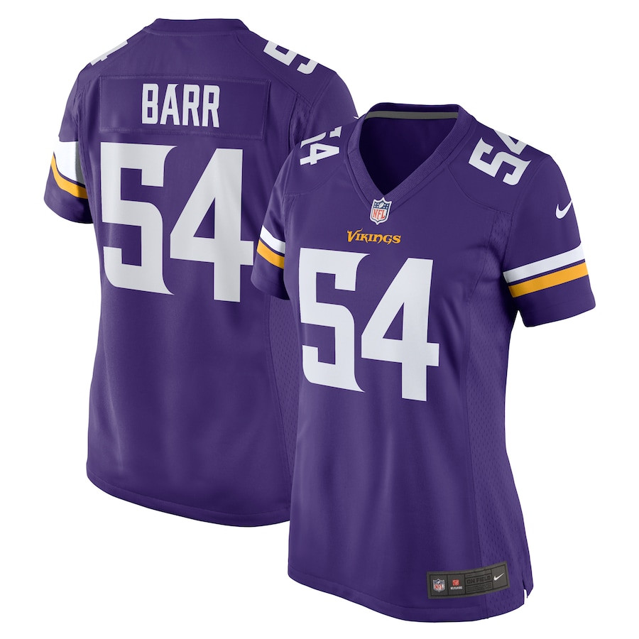 Anthony Barr #54 Minnesota Vikings Game Jersey - Women's | Purple