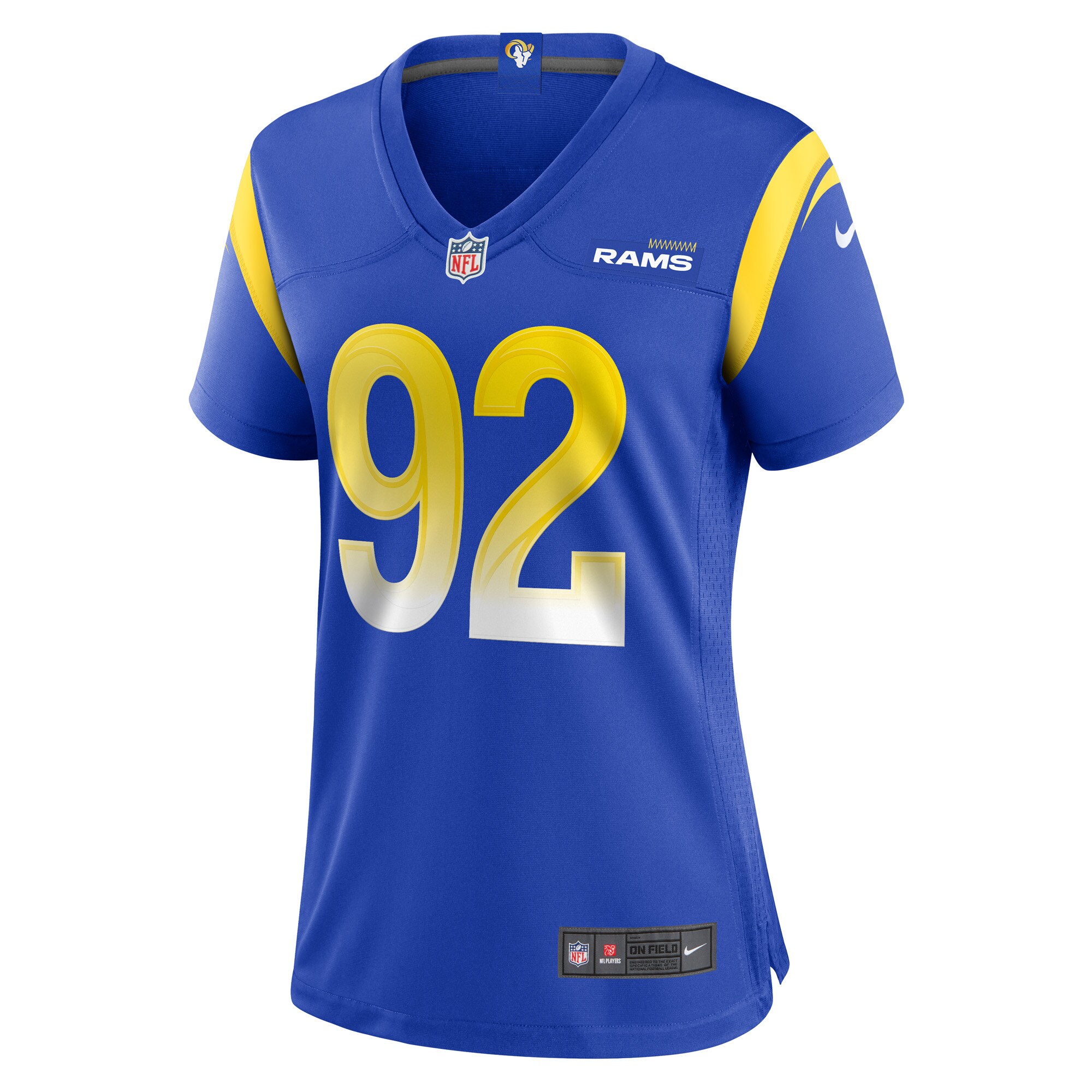 Alternative view of Anthony Goodlow Los Angeles Rams Game Jersey - Women's