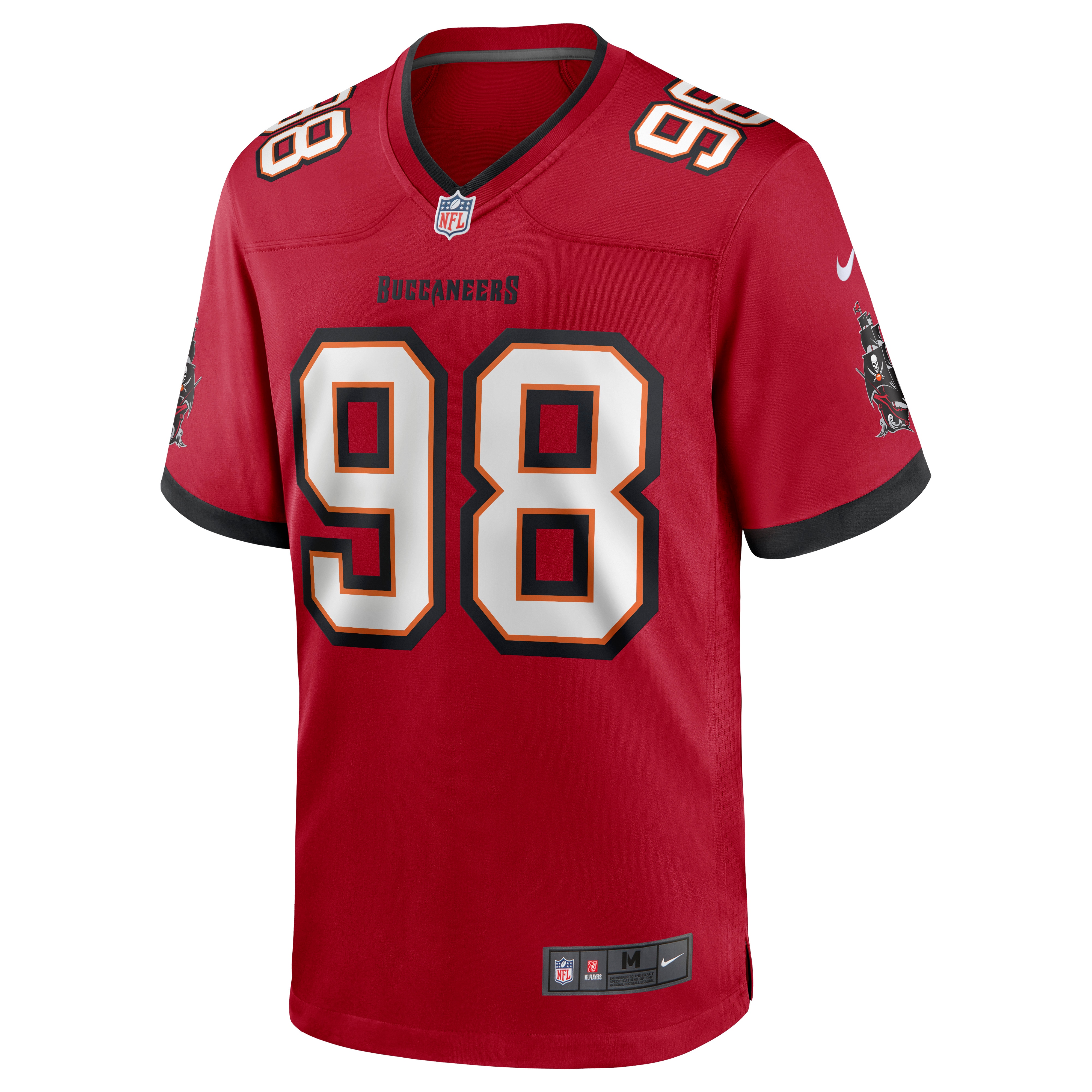 Alternative view of Anthony Nelson Tampa Bay Buccaneers Game Jersey - Men's