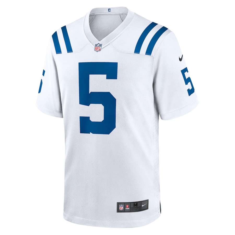 Alternative view of Anthony Richardson #5 Indianapolis Colts Game Jersey - Men's | White
