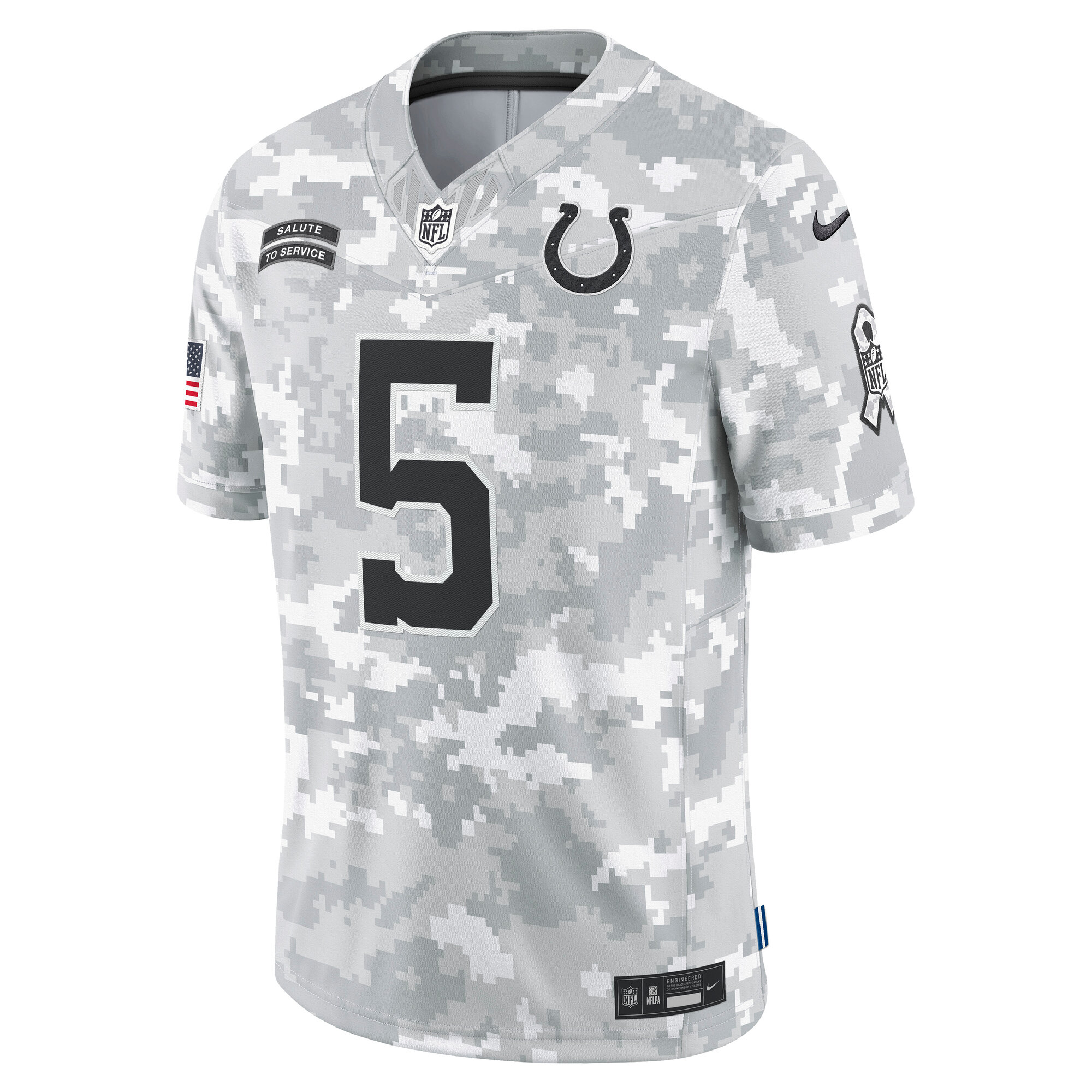 Alternative view of Anthony Richardson Indianapolis Colts Salute To Service Limited Jersey - Men's