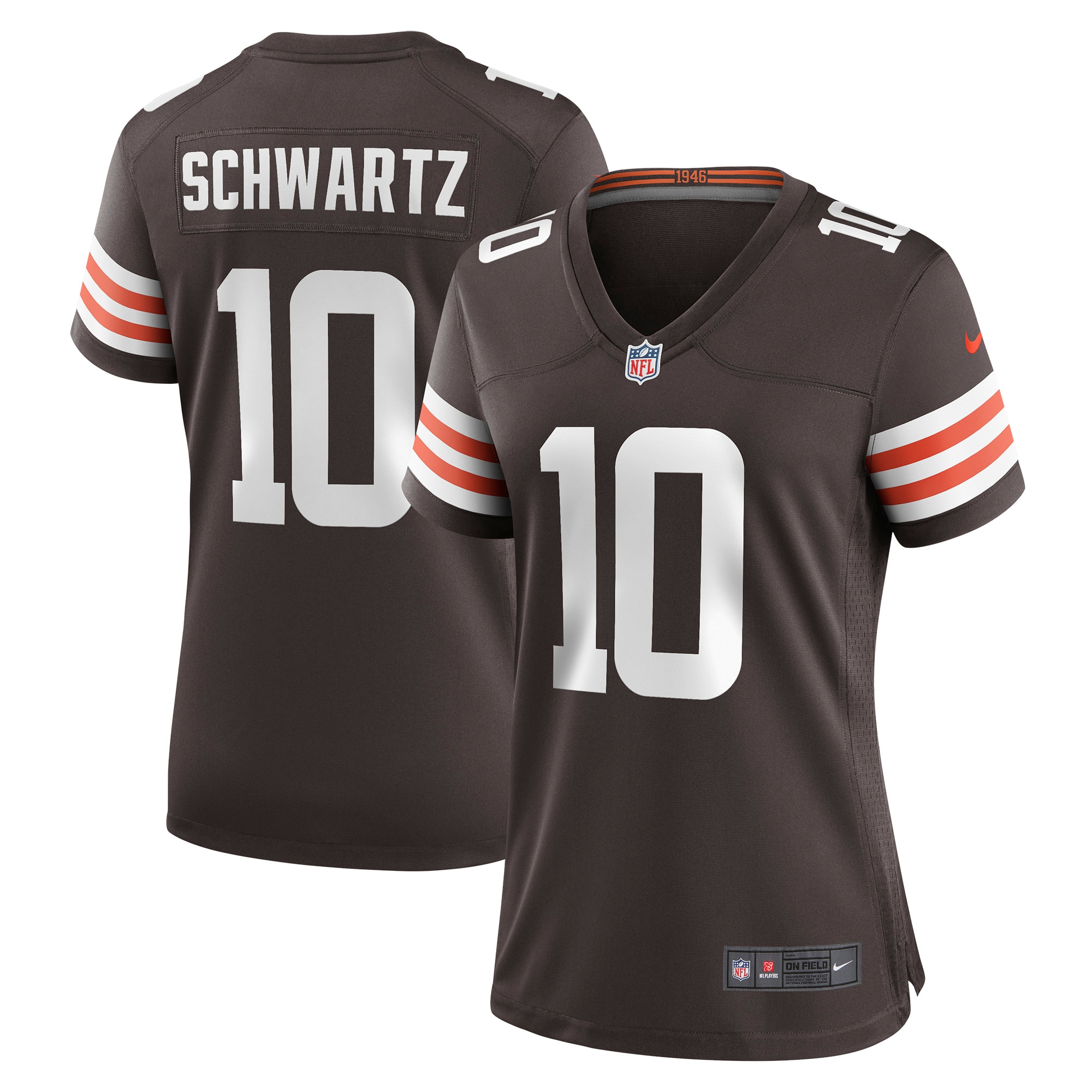 Anthony Schwartz Cleveland Browns Game Jersey - Women's