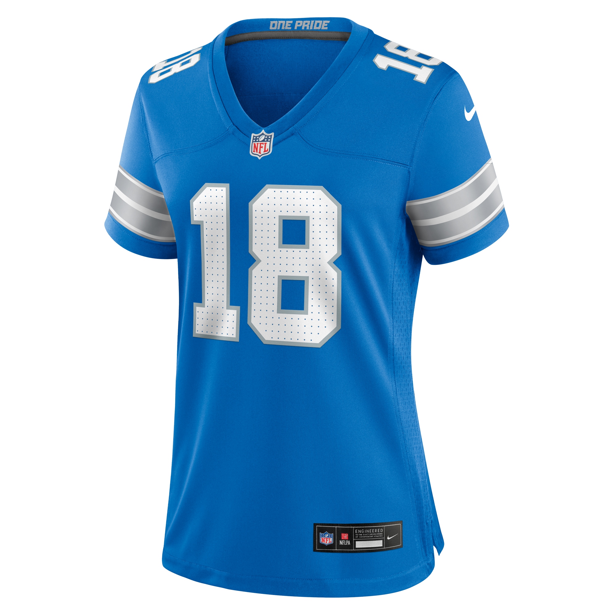 Alternative view of Antoine Detroit Lions Game Jersey - Women's