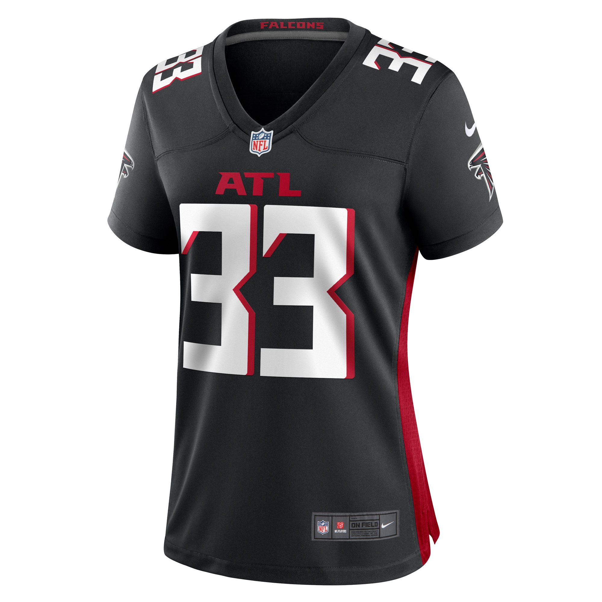 Alternative view of Antonio Hamilton Sr. Atlanta Falcons Game Jersey - Women's