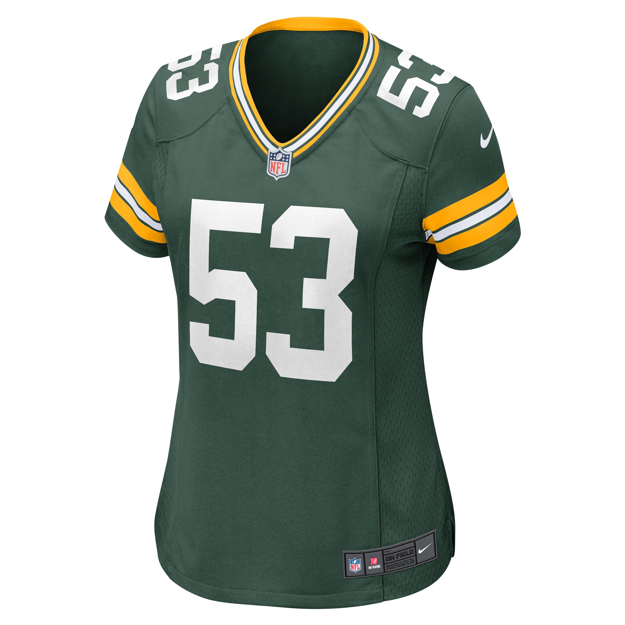 Alternative view of Arron Mosby Green Bay Packers Game Jersey - Women's