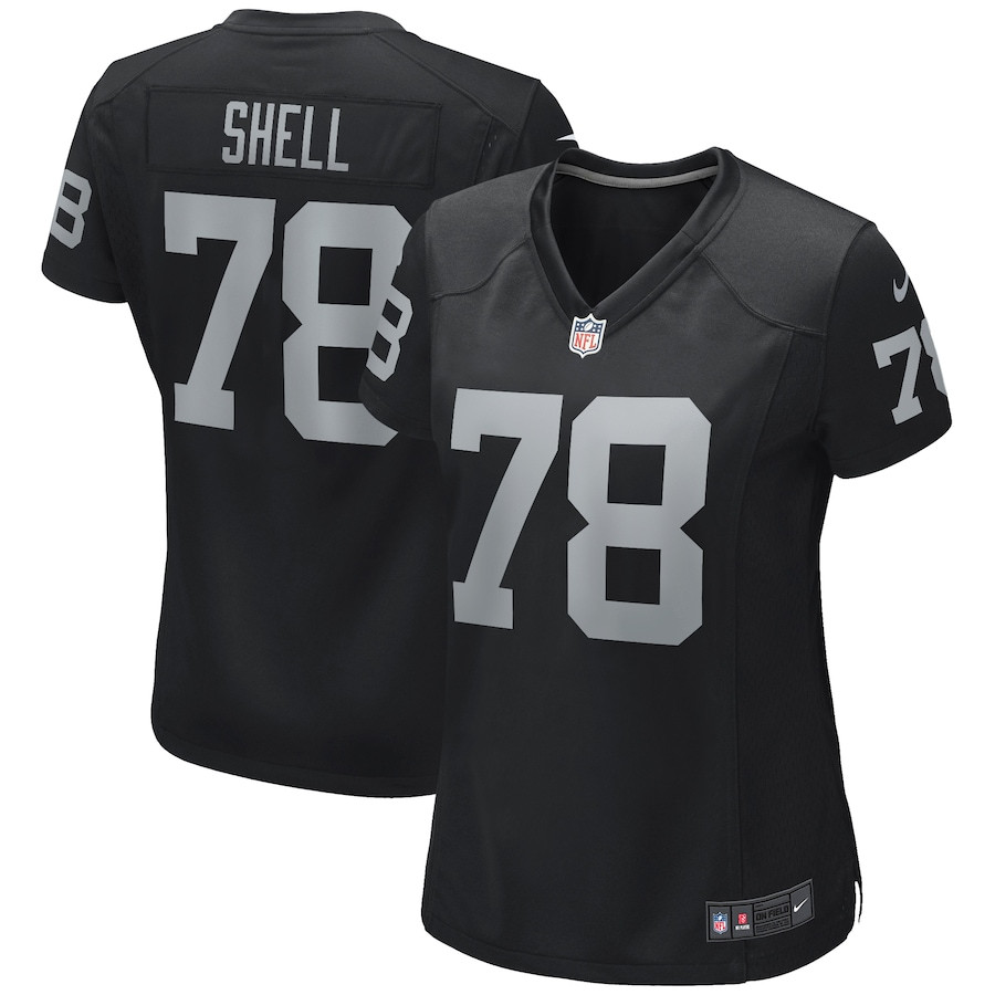 Art Shell #78 Las Vegas Raiders Game Jersey - Women's | Black