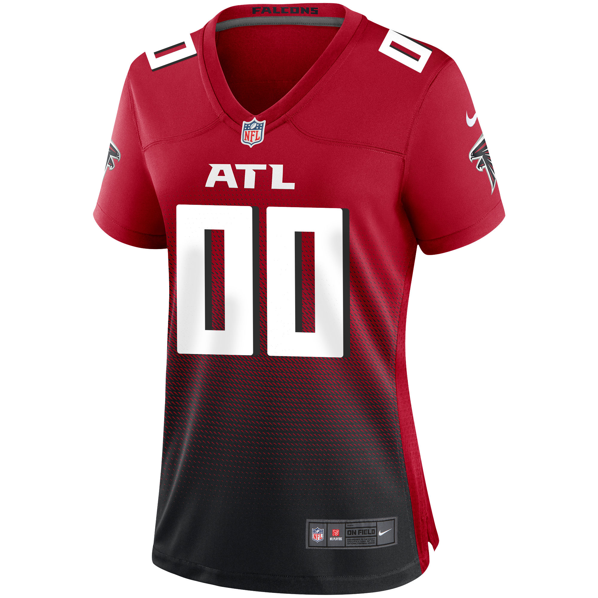 Alternative view of Atlanta Falcons Alternate Game Jersey - Women's