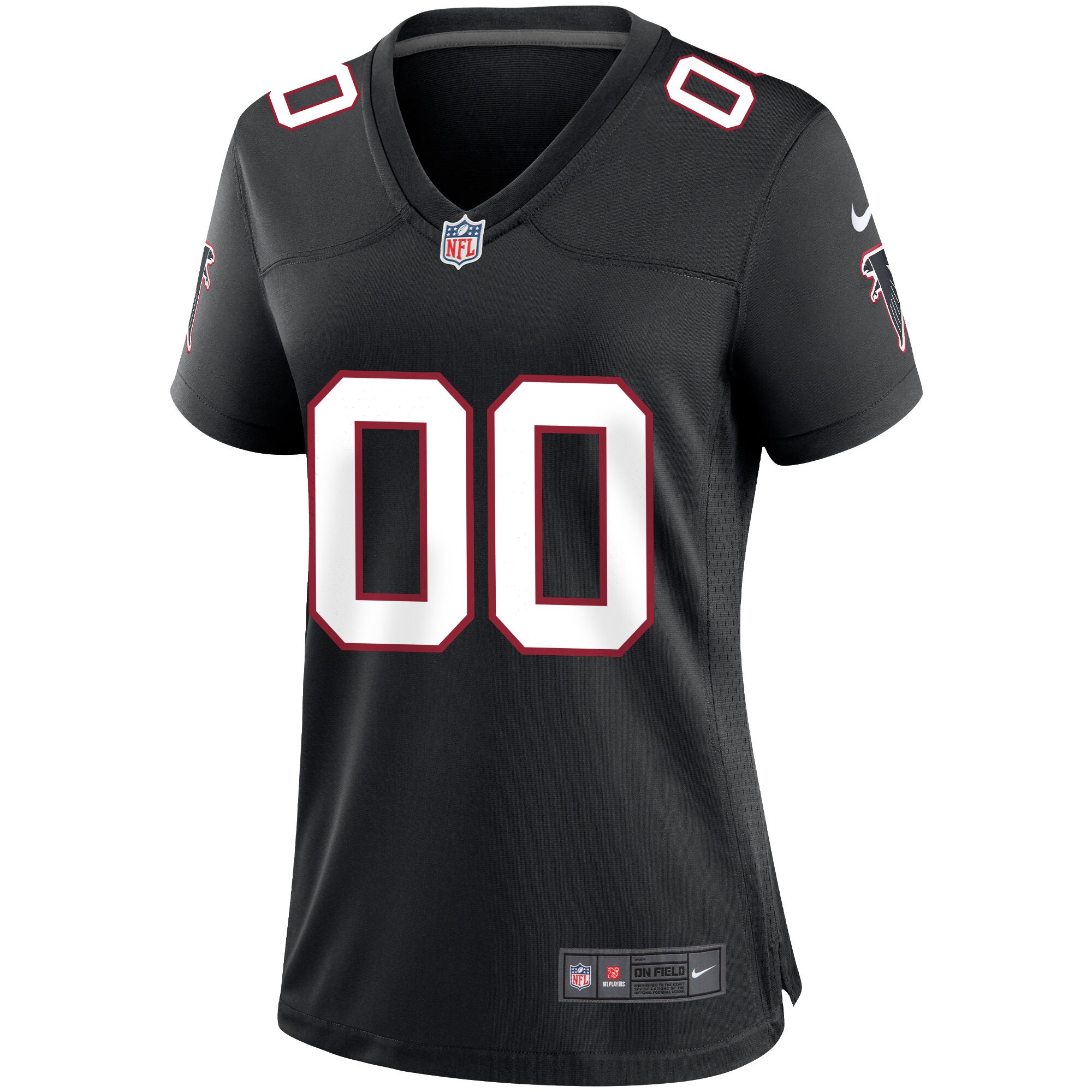 Alternative view of Atlanta Falcons Throwback Game Jersey - Women's