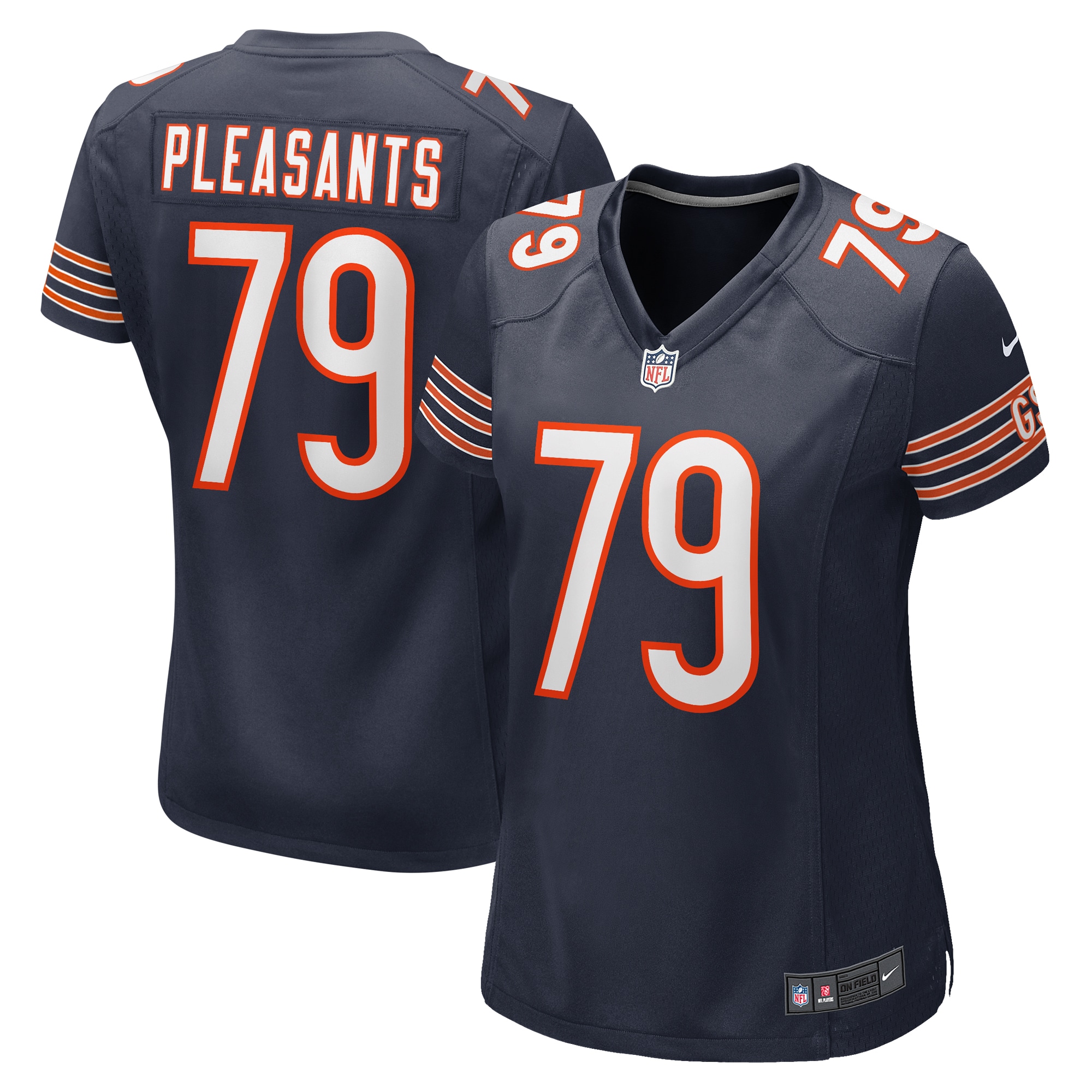 Austen Pleasants Chicago Bears Game Jersey - Women's
