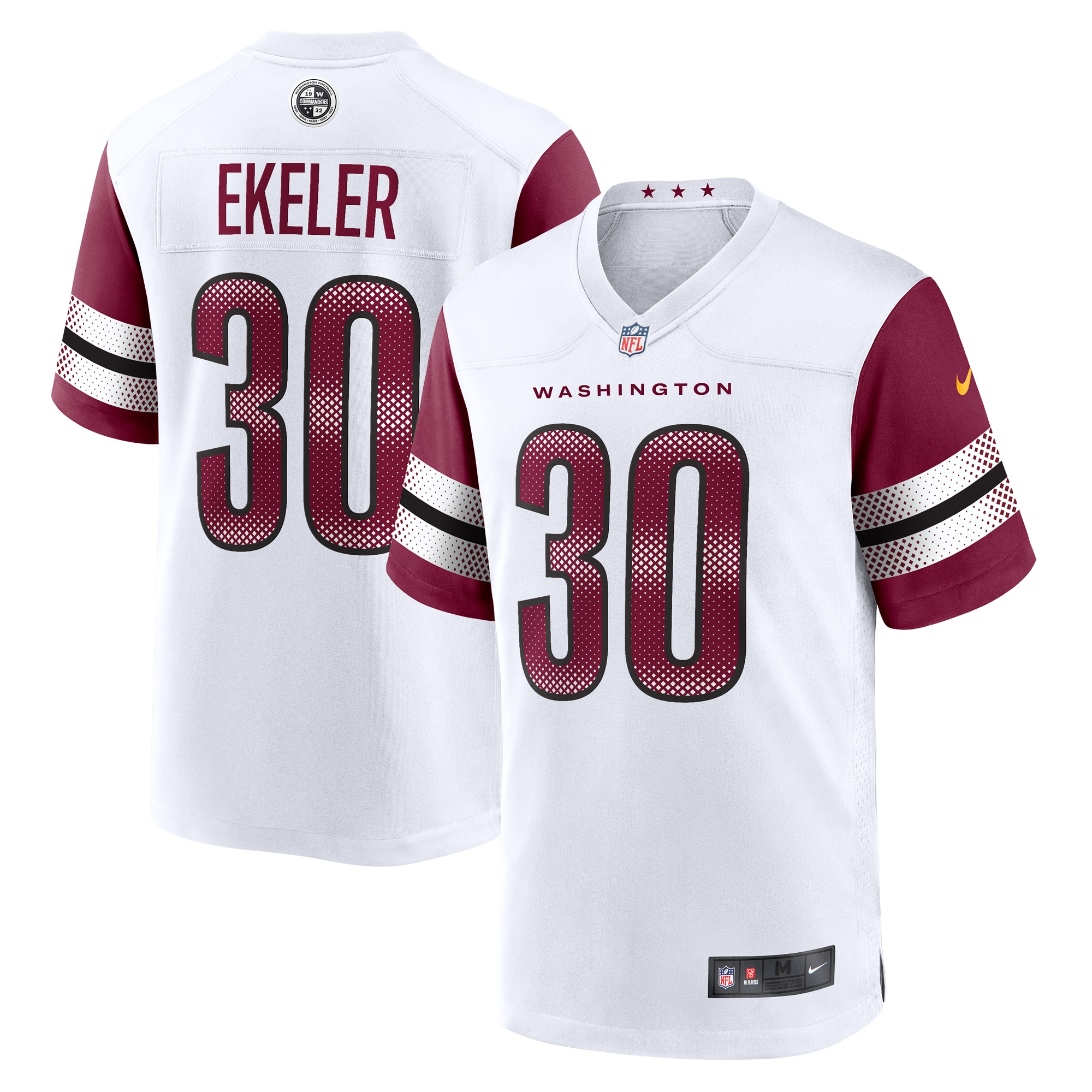 Austin Ekeler Washington Commanders Game Jersey - Men's