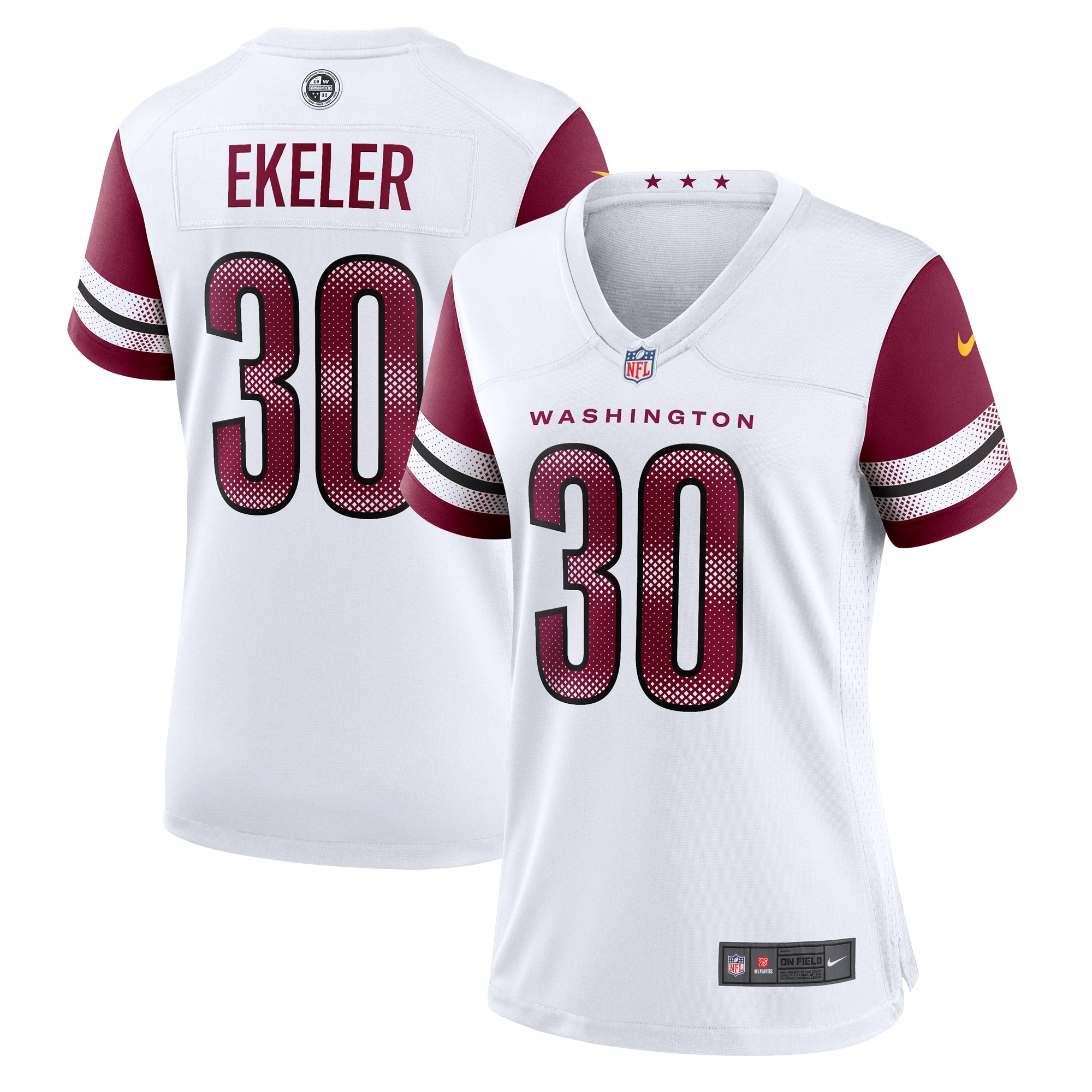 Austin Ekeler Washington Commanders Game Jersey - Women's