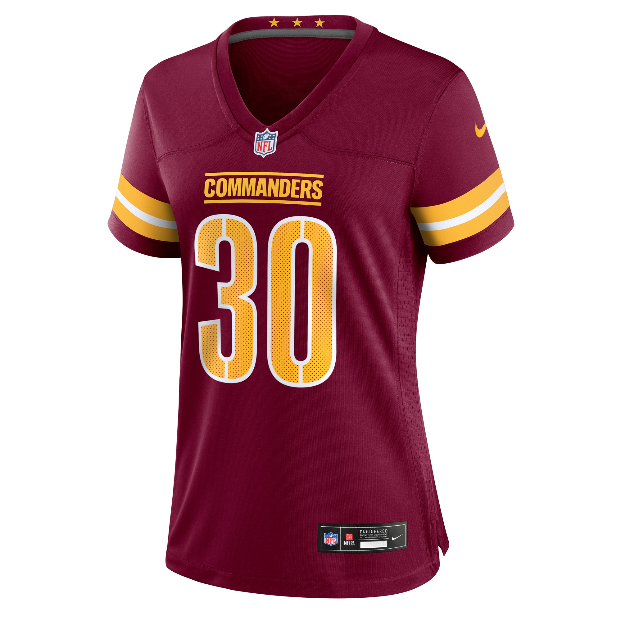 Alternative view of Austin Ekeler Washington Commanders Game Jersey - Women's