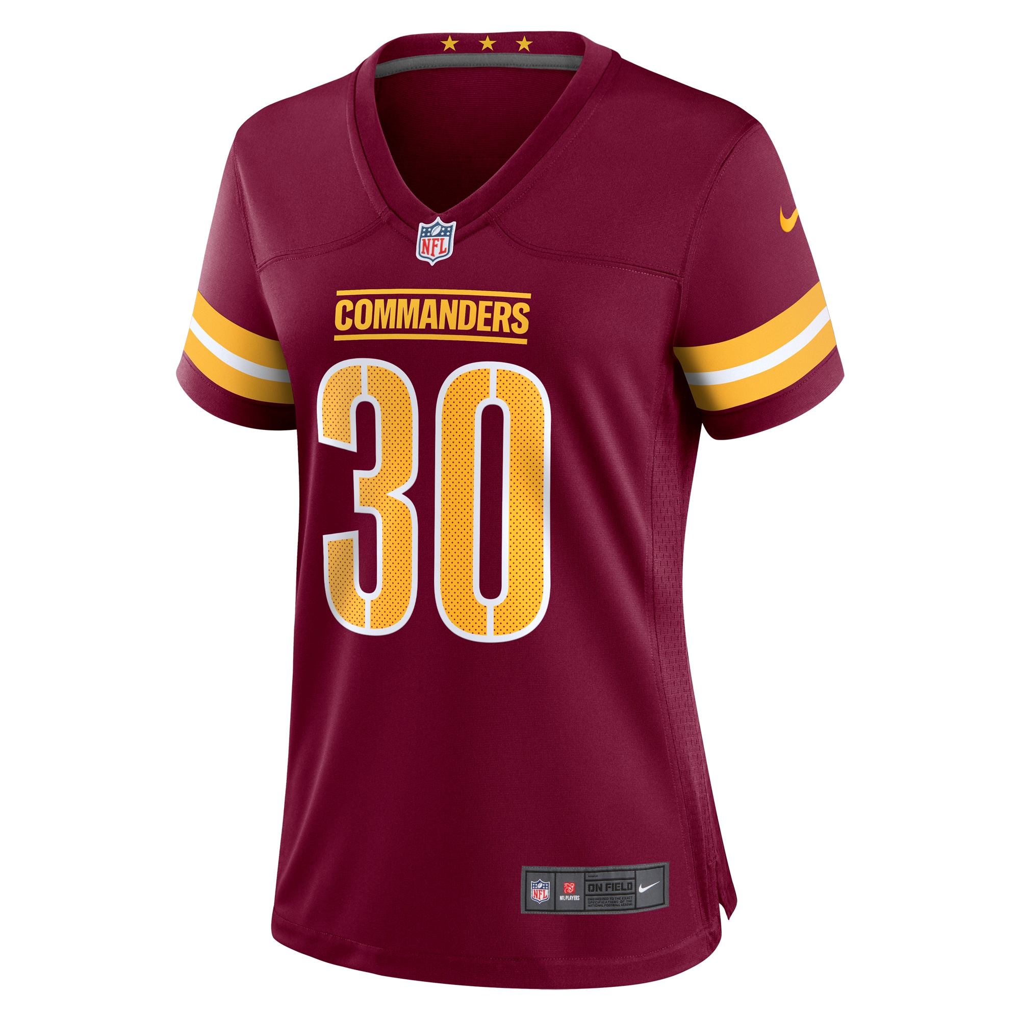 Alternative view of Austin Ekeler Washington Commanders Game Jersey - Women's