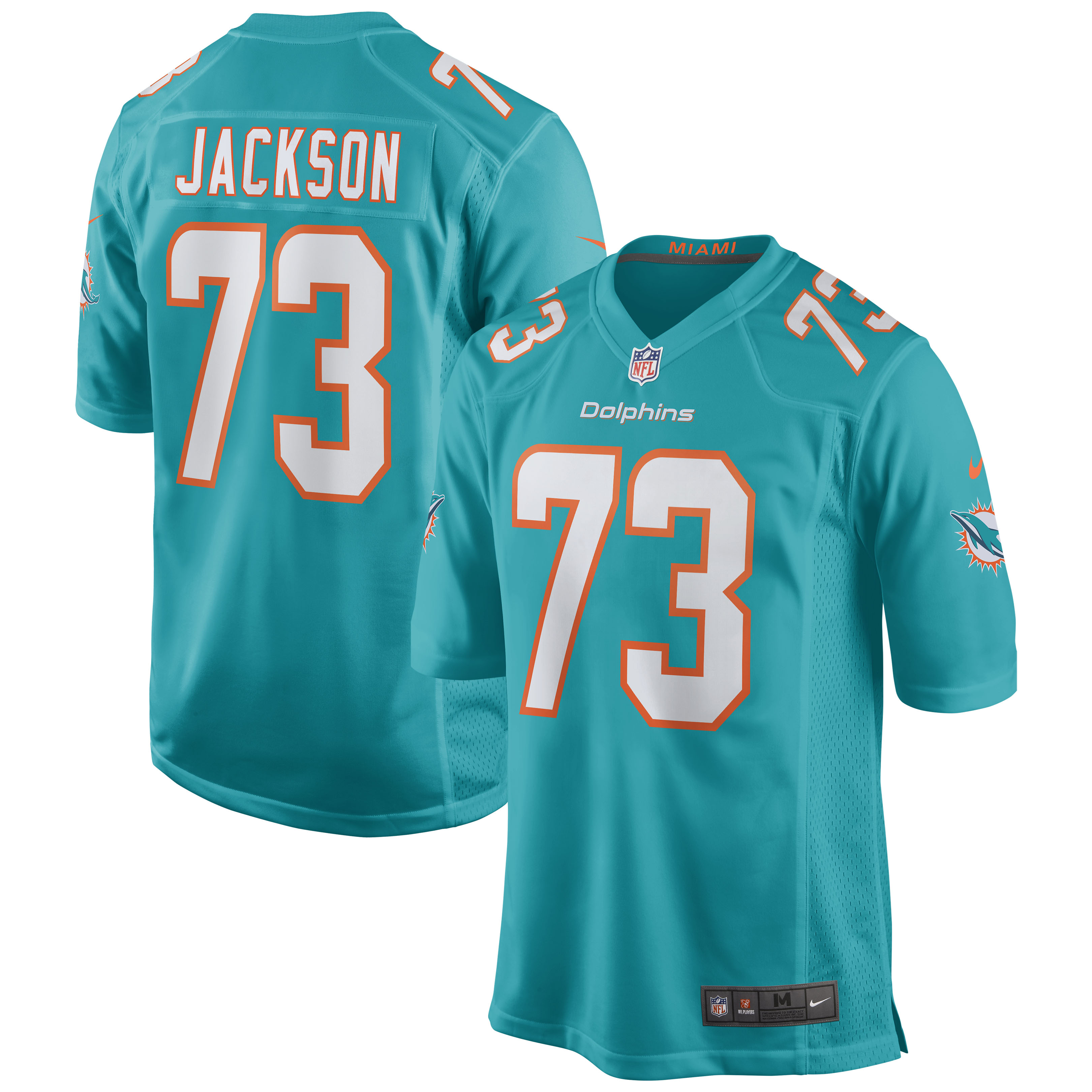 Austin Jackson Miami Dolphins Game Jersey - Men's