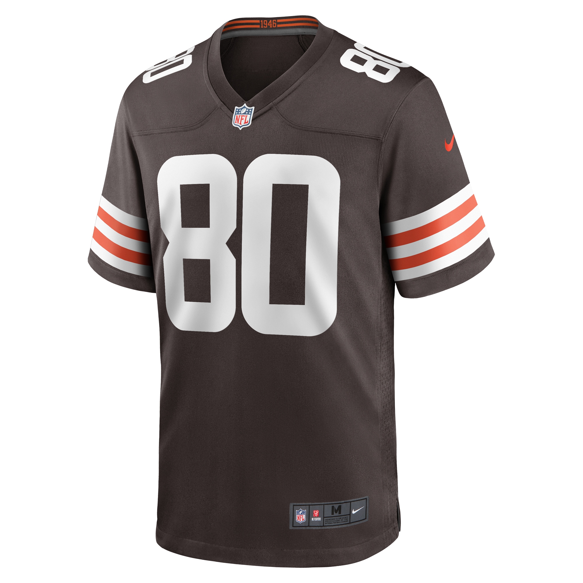 Alternative view of Austin Watkins Jr. Cleveland Browns Game Jersey - Men's
