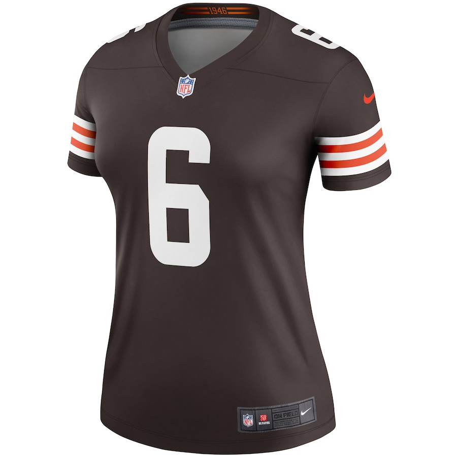 Alternative view of Baker Mayfield #6 Cleveland Browns Legend Jersey - Women's | Brown