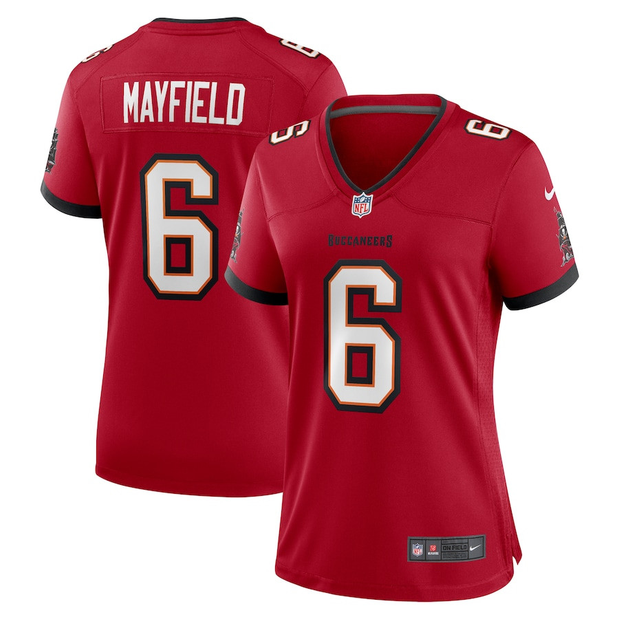 Baker Mayfield #6 Tampa Bay Buccaneers Game Jersey - Women's | Red