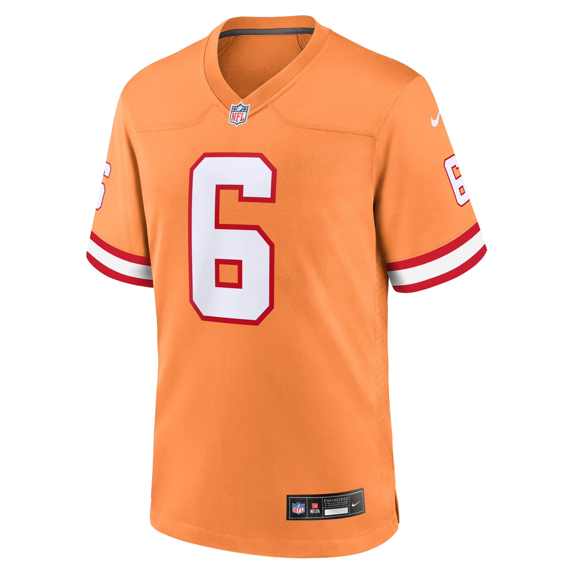 Alternative view of Baker Mayfield Tampa Bay Buccaneers Throwback Game Jersey - Men's
