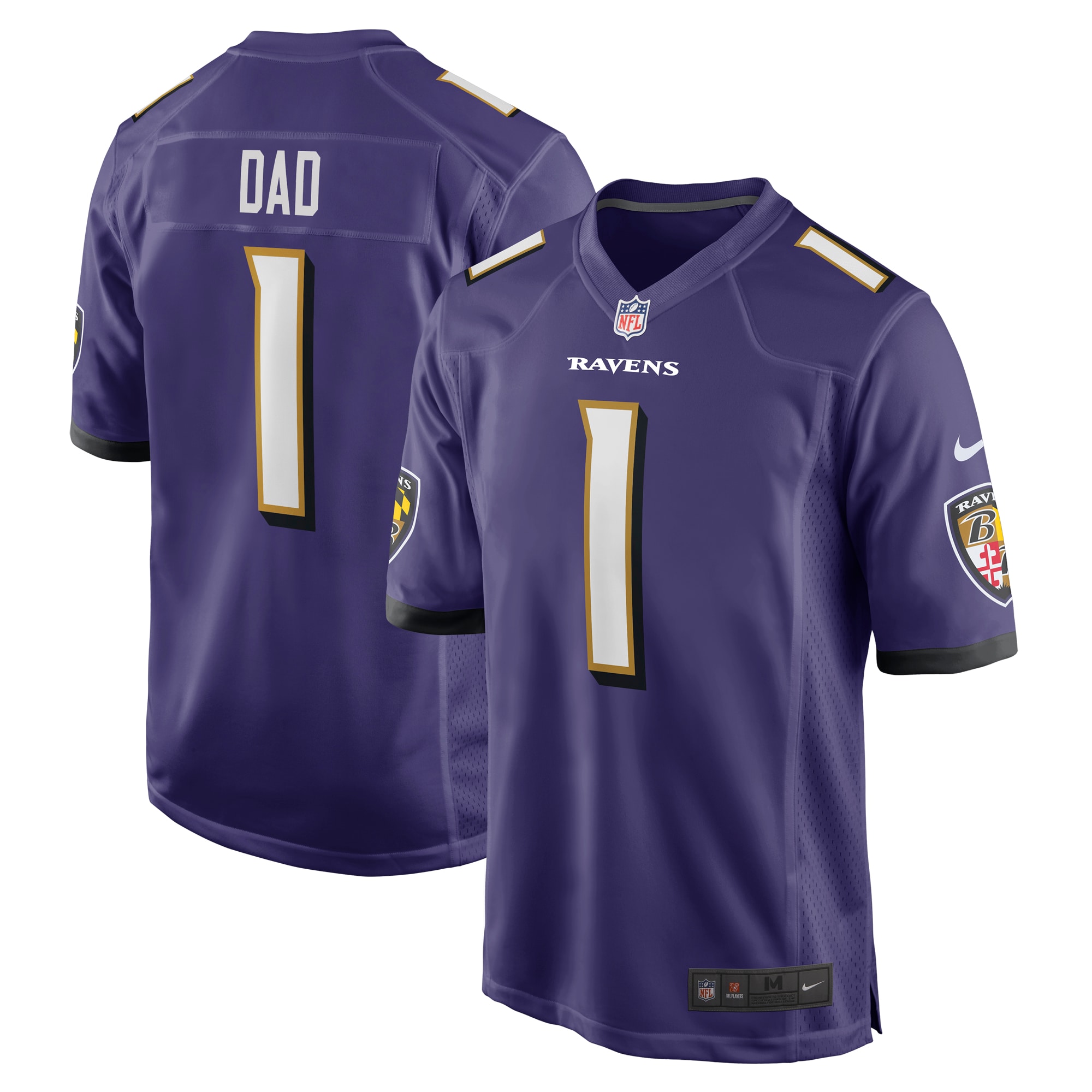 Baltimore Ravens Number #1 Baltimore Ravens Game Jersey - Men's