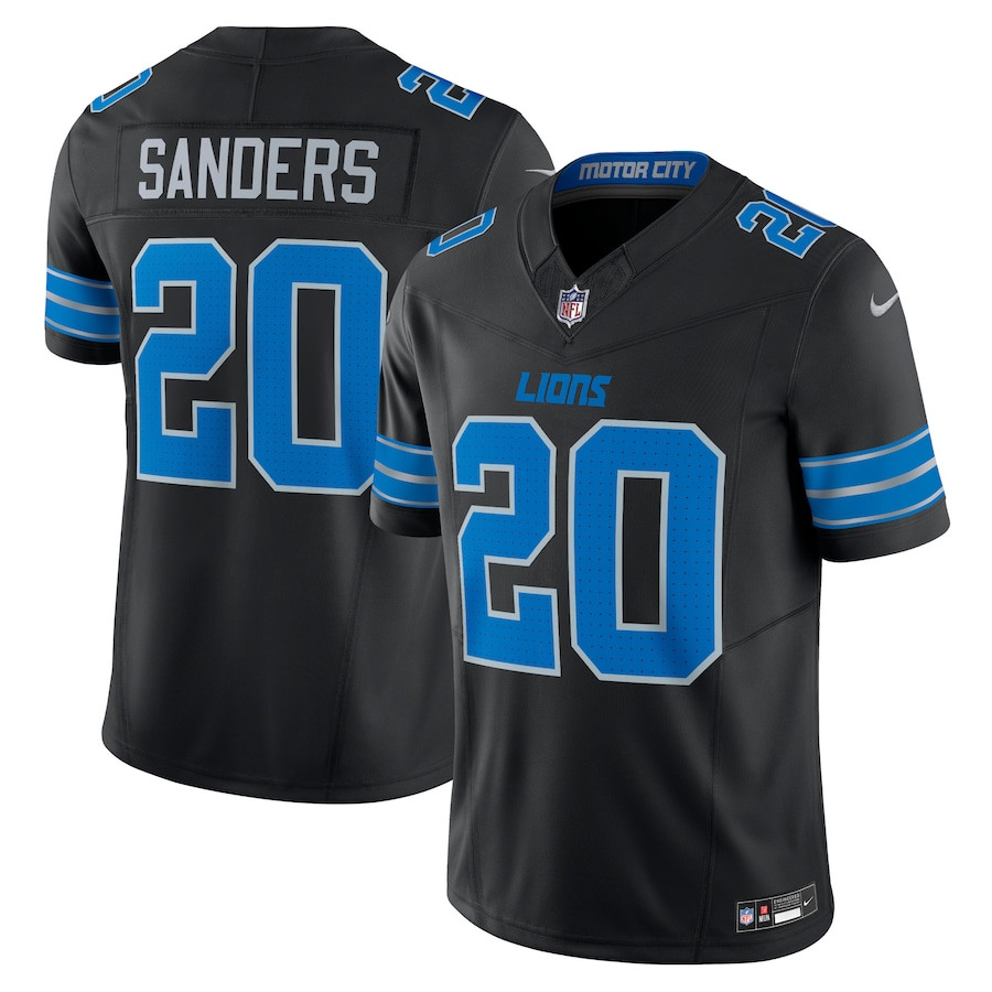 Barry Sanders #20 Detroit Lions 2nd Alternate Vapor F.U.S.E. Limited Jersey - Men's | Black