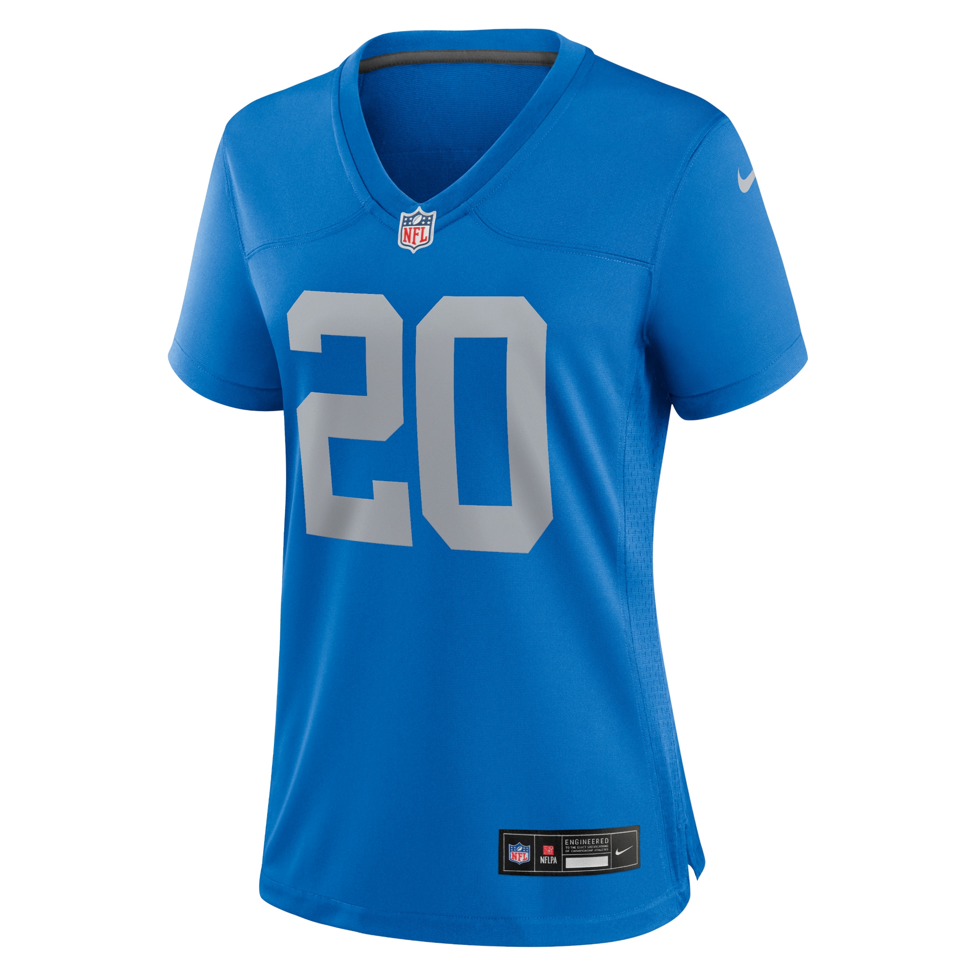 Alternative view of Barry Sanders Detroit Lions Alternate Game Jersey - Women's