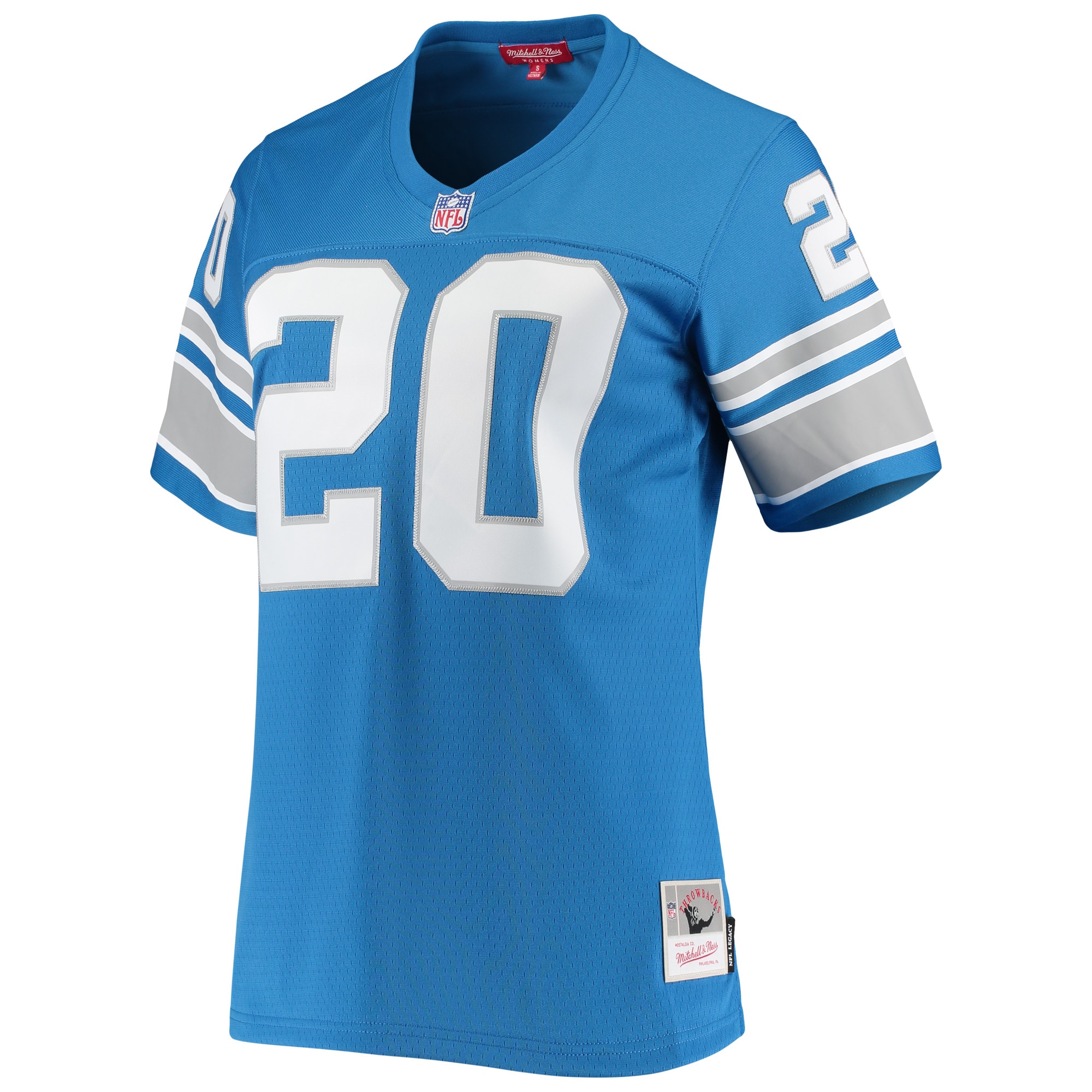 Alternative view of Barry Sanders Mitchell & Ness Detroit Lions Game Jersey - Women's