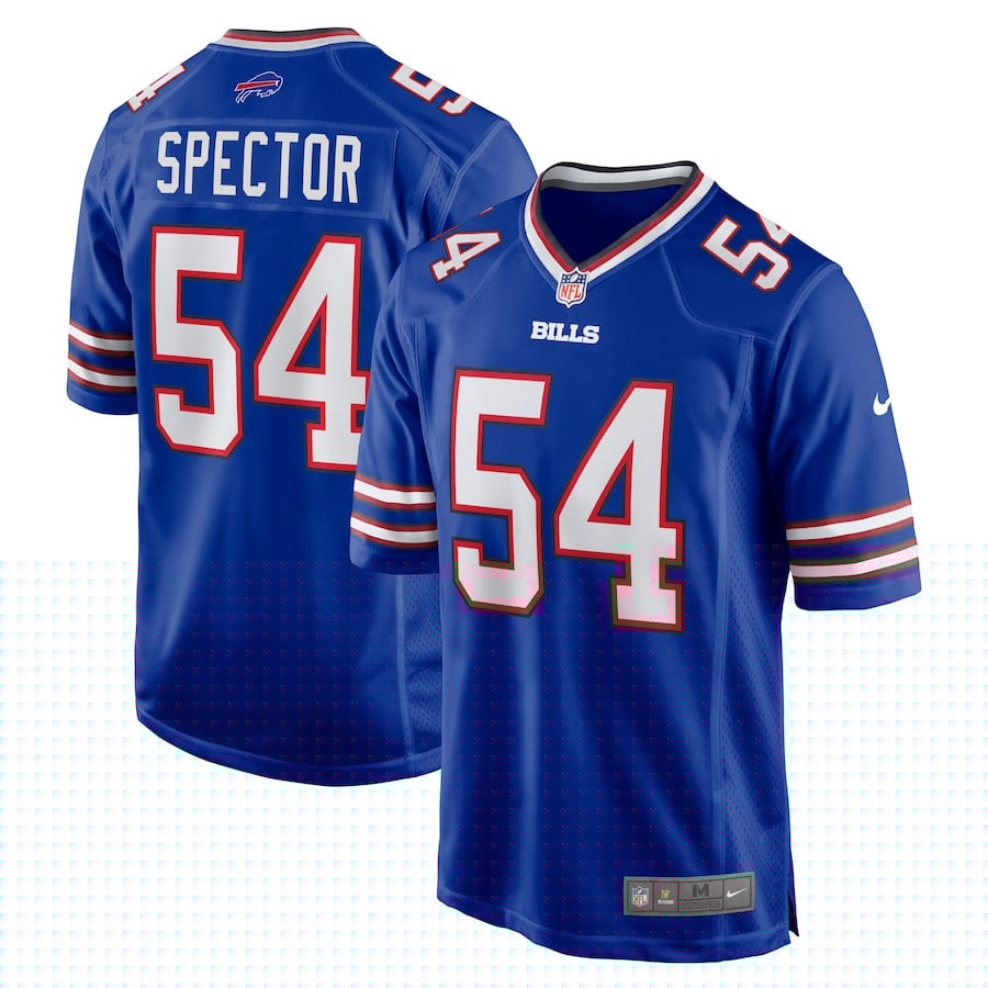 Baylon Spector #54 Buffalo Bills Game Jersey - Men's | Royal