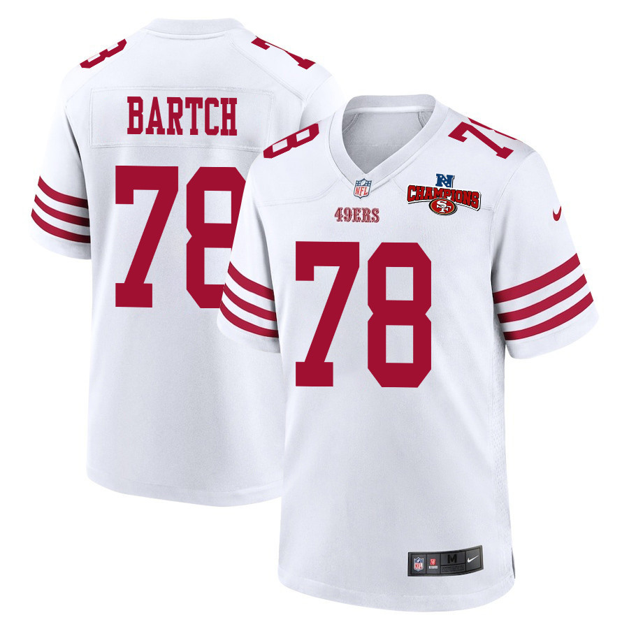 Ben Bartch #78 San Francisco 49ers Game Jersey - Men's | White