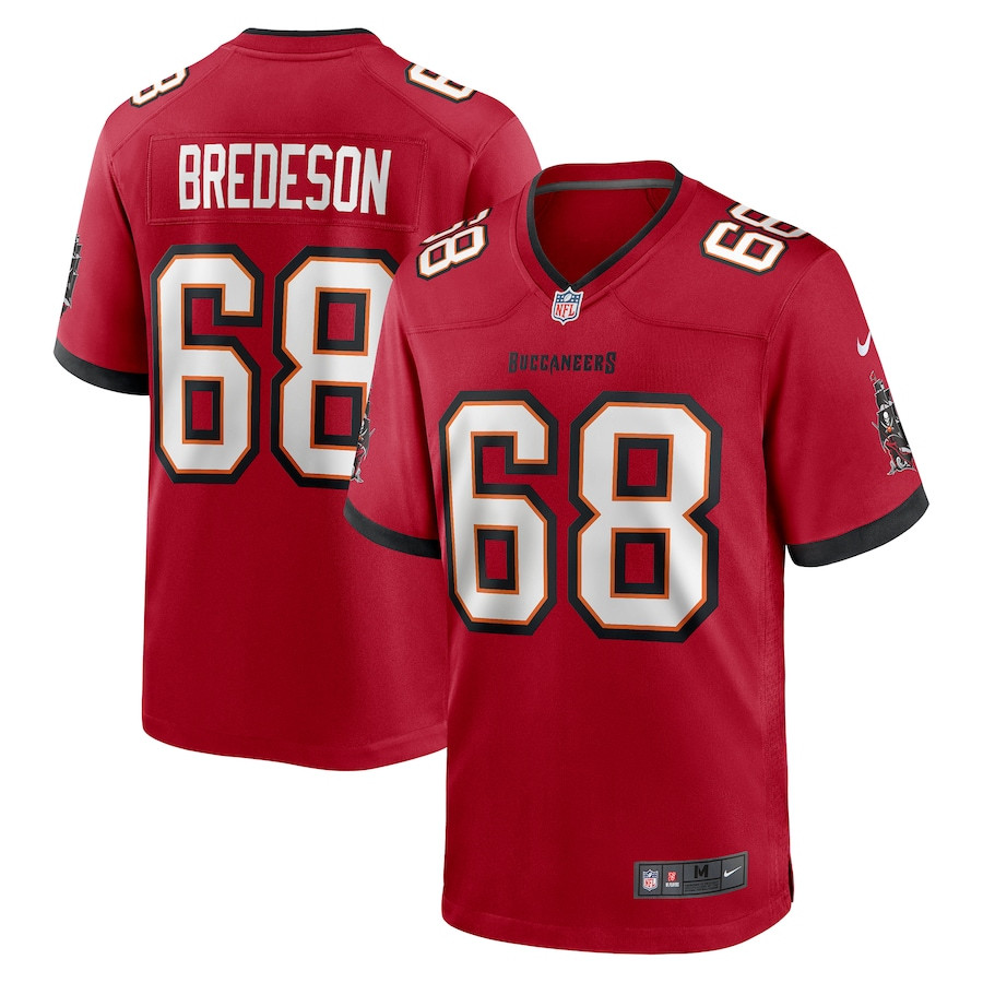 Ben Bredeson #68 Tampa Bay Buccaneers Game Jersey - Men's | Red
