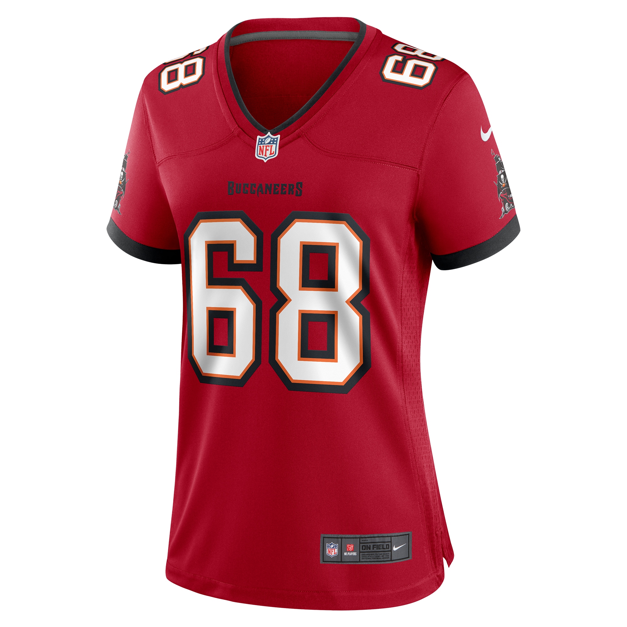 Alternative view of Ben Bredeson Tampa Bay Buccaneers Game Jersey - Women's