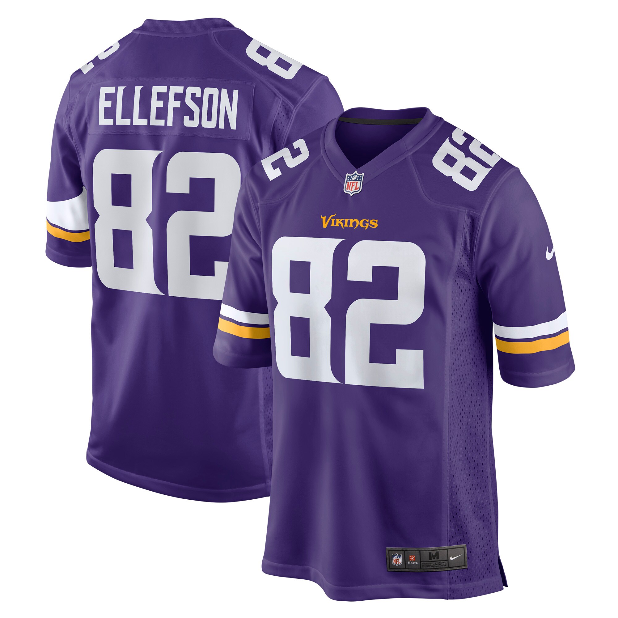 Ben Ellefson Minnesota Vikings Game Jersey - Men's