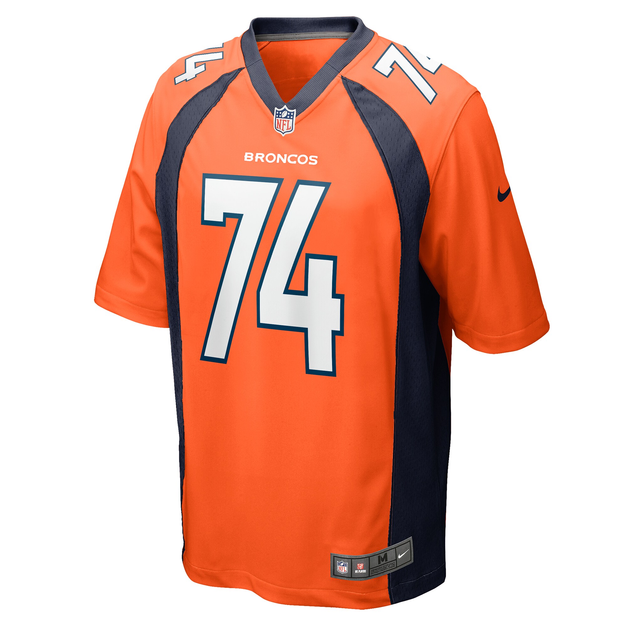 Alternative view of Ben Powers Denver Broncos Game Jersey - Men's