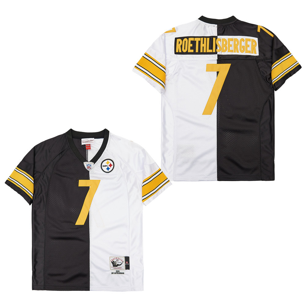 Ben Roethlisberger #7 Pittsburgh Steelers Throwback Game Jersey - Men's