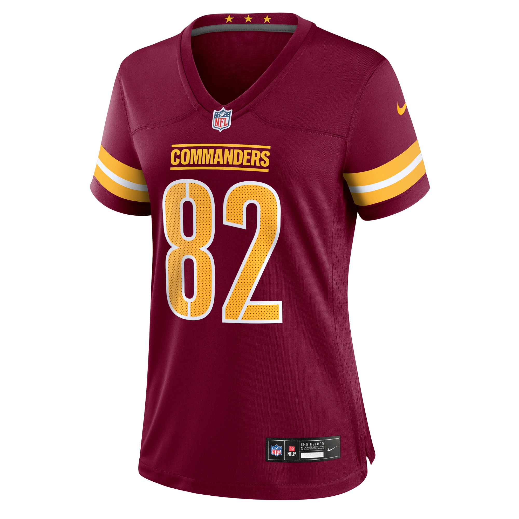 Alternative view of Ben Sinnott Washington Commanders Game Jersey - Women's