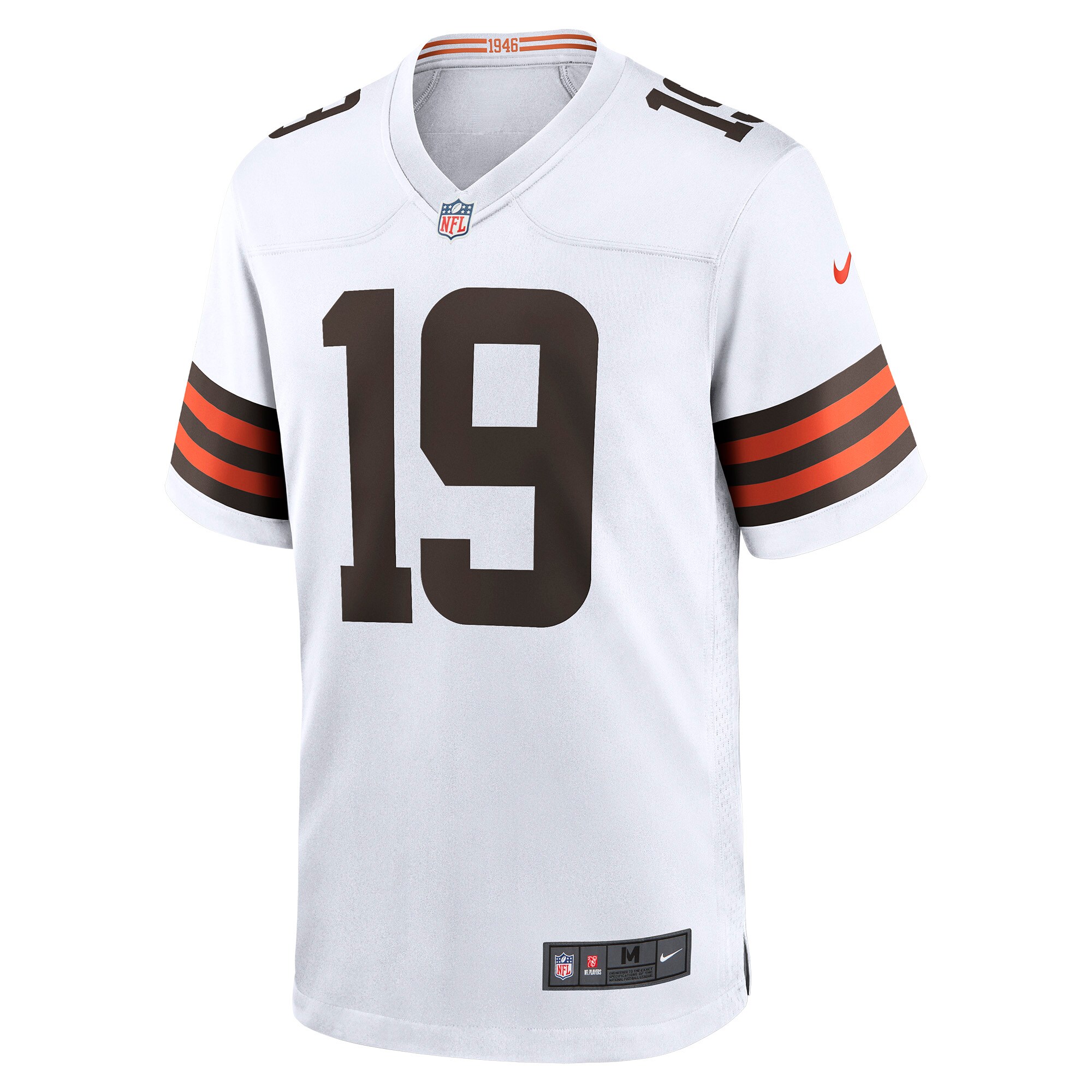 Alternative view of Bernie Kosar Cleveland Browns Retired Player Game Jersey - Men's