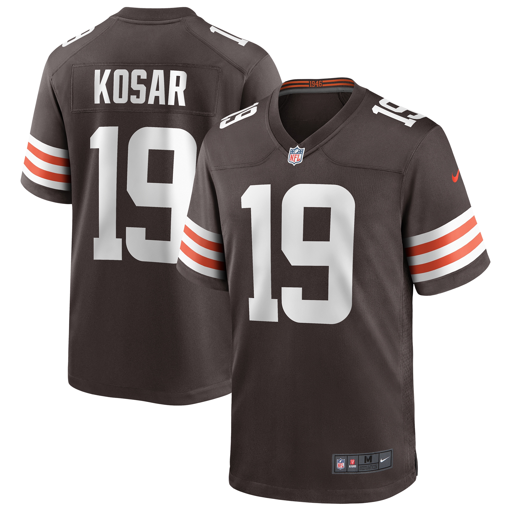 Bernie Kosar Cleveland Browns Retired Player Game Jersey - Men's