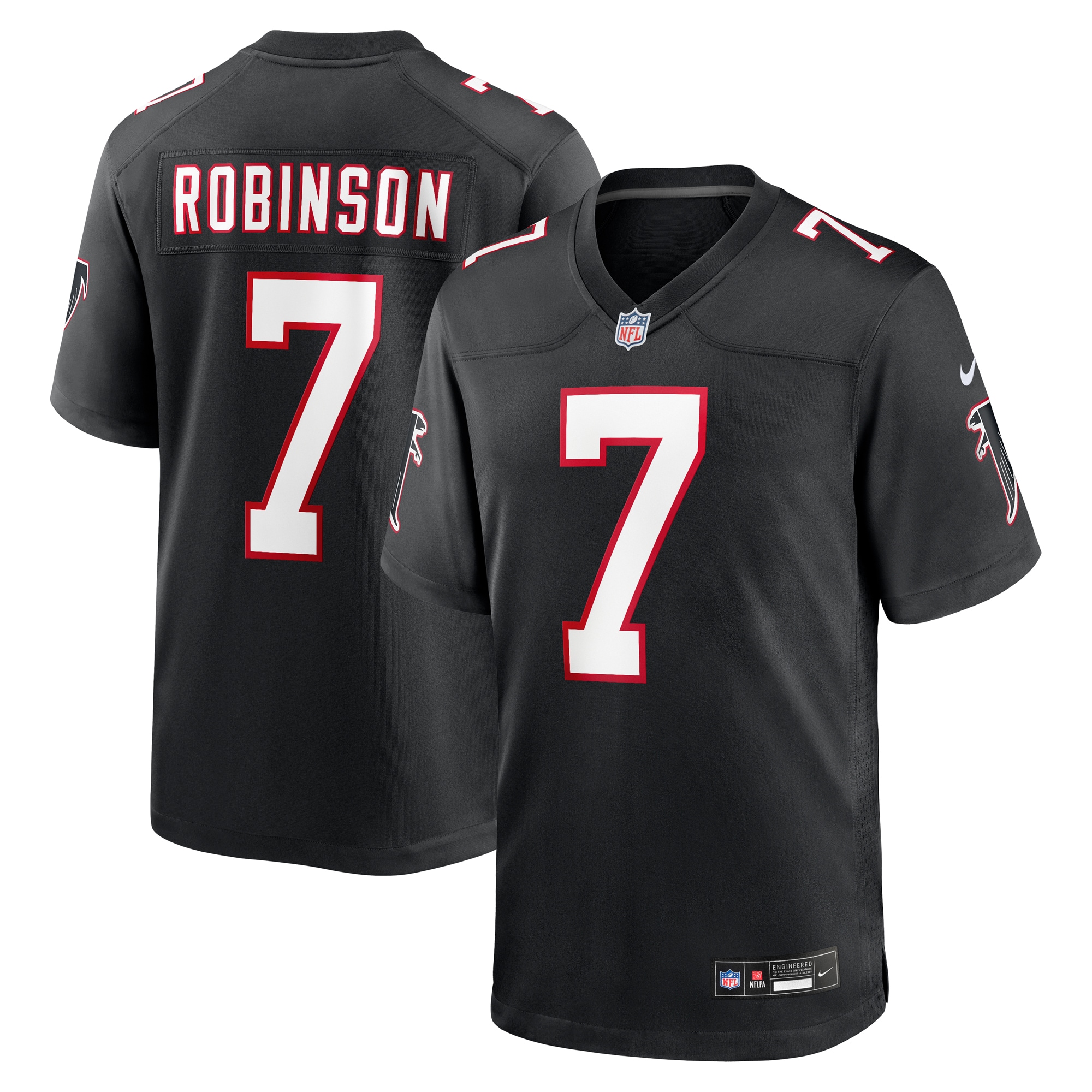 Bijan Robinson Atlanta Falcons Throwback Game Jersey - Men's