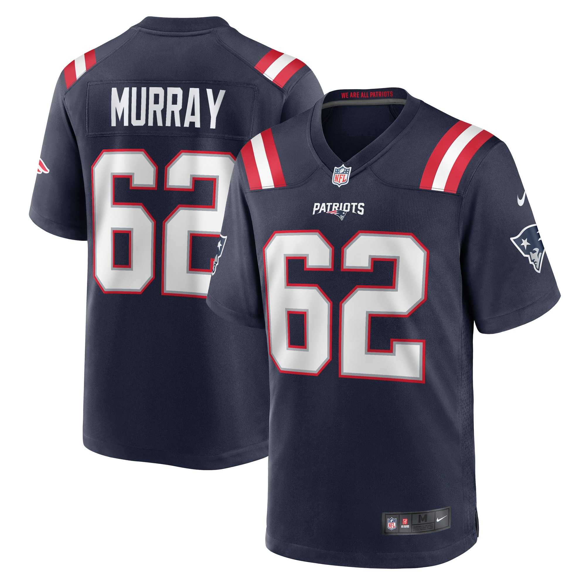 Bill Murray New England Patriots Game Jersey - Men's