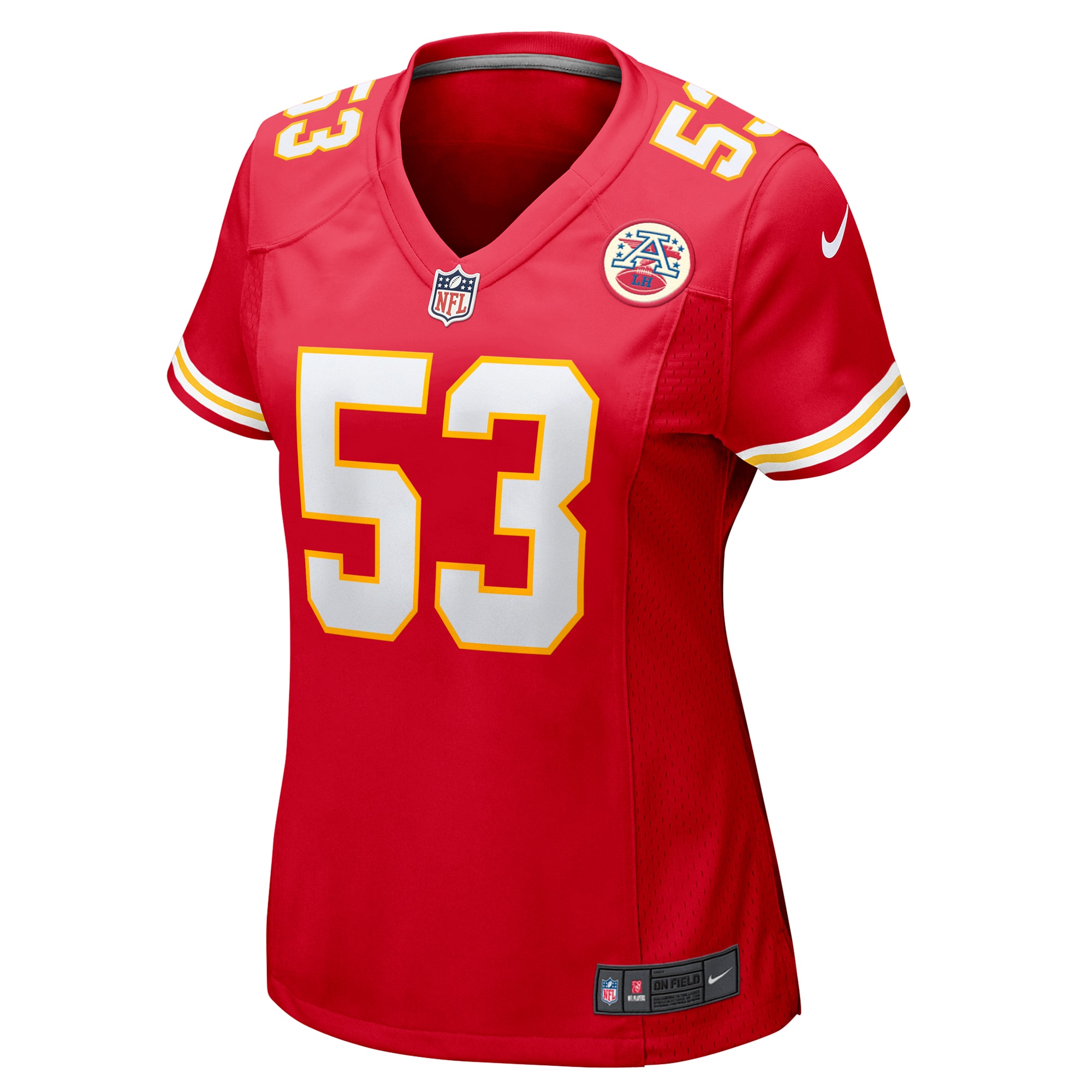 Alternative view of BJ Thompson Kansas City Chiefs Game Jersey - Women's