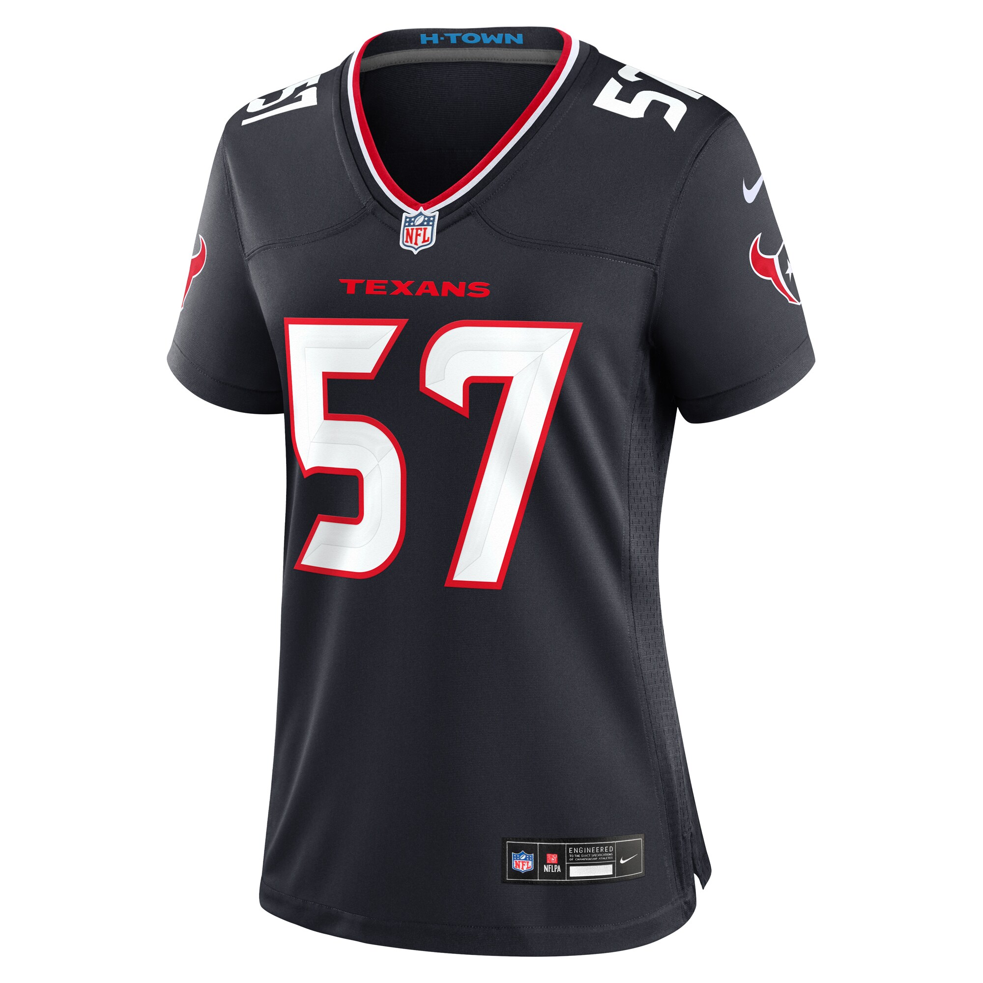 Alternative view of Blake Fisher Houston Texans Game Jersey - Women's