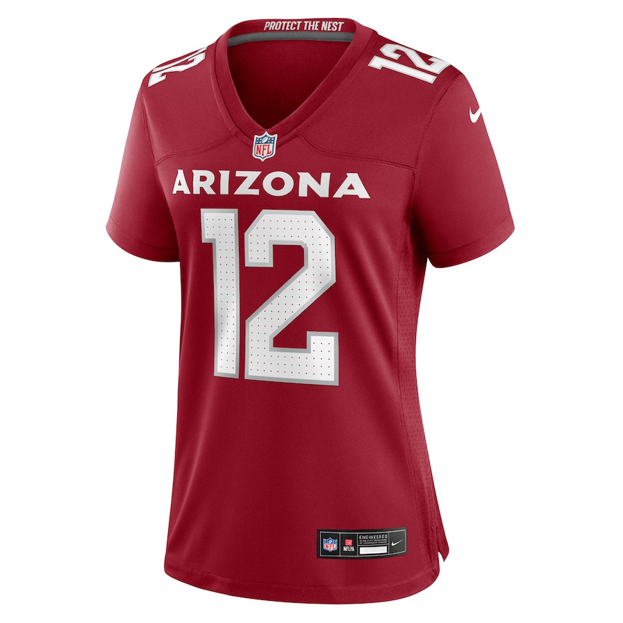 Alternative view of Blake Gillikin #12 Arizona Cardinals Game Jersey - Women's | Cardinal
