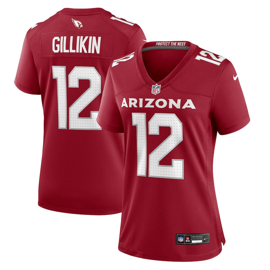Blake Gillikin #12 Arizona Cardinals Game Jersey - Women's | Cardinal