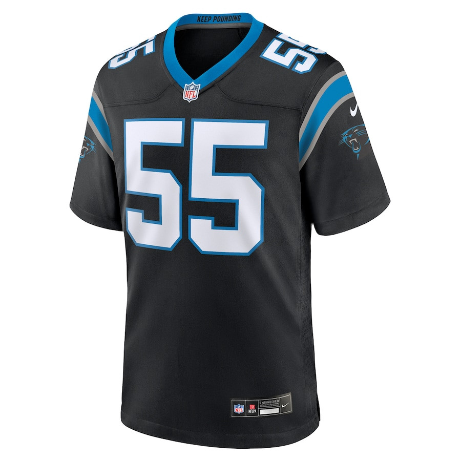 Alternative view of Blake Martinez #55 Carolina Panthers Game Jersey - Men's | Black