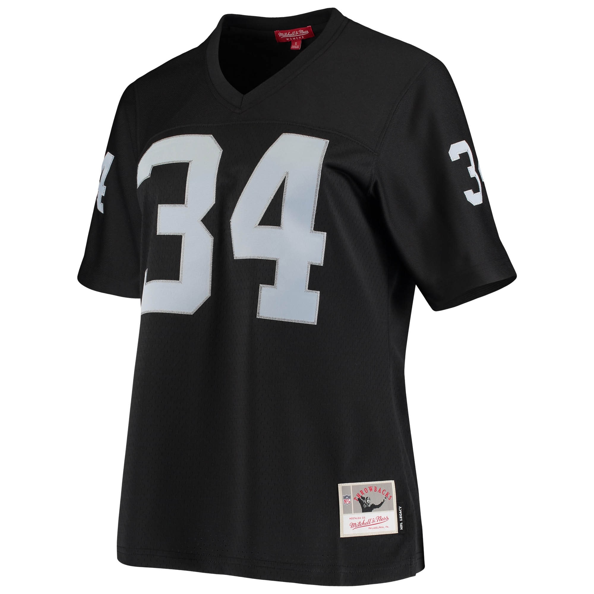 Alternative view of Bo Jackson Mitchell & Ness Las Vegas Raiders Game Jersey - Women's