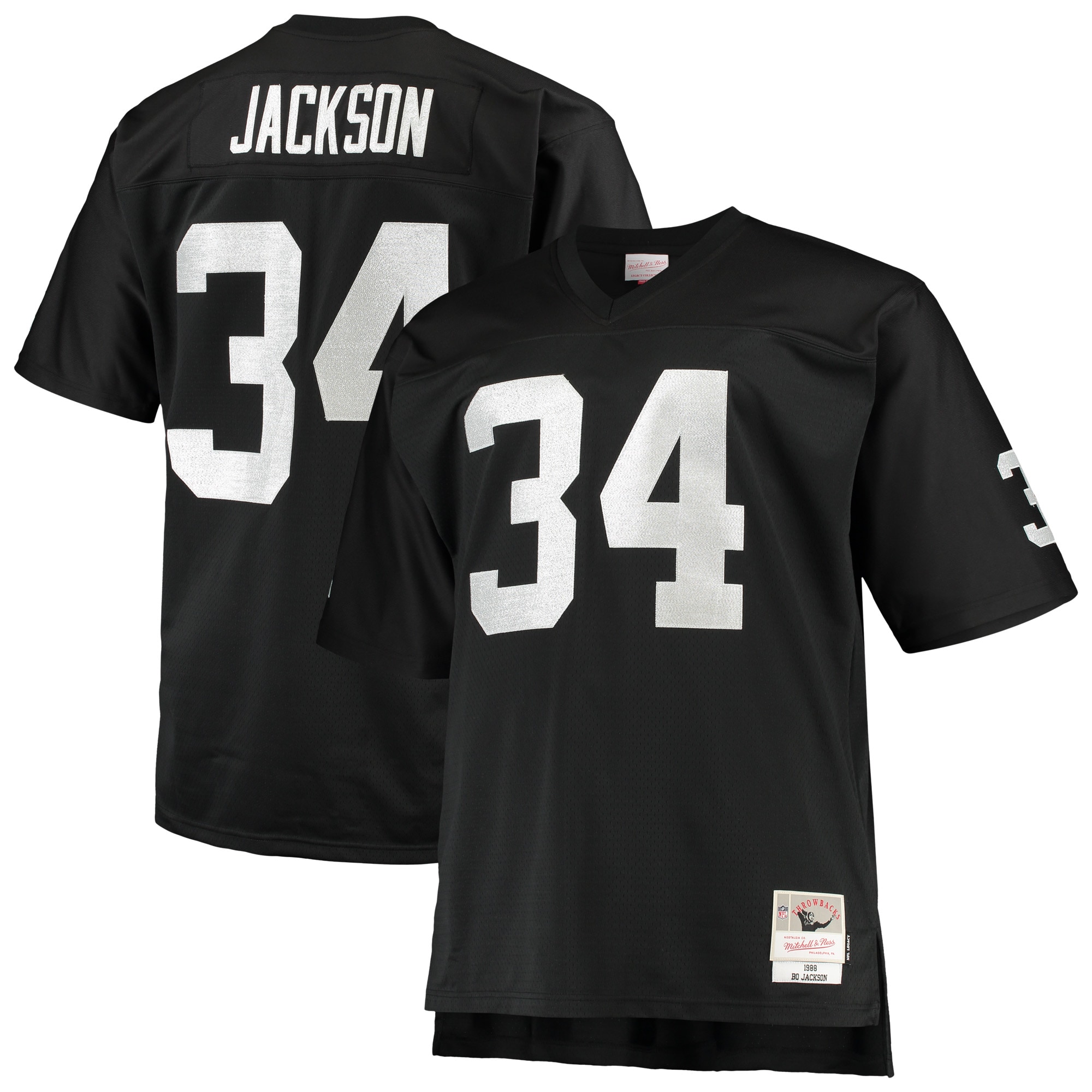 Bo Jackson Mitchell & Ness Las Vegas Raiders Retired Player Game Jersey - Men's