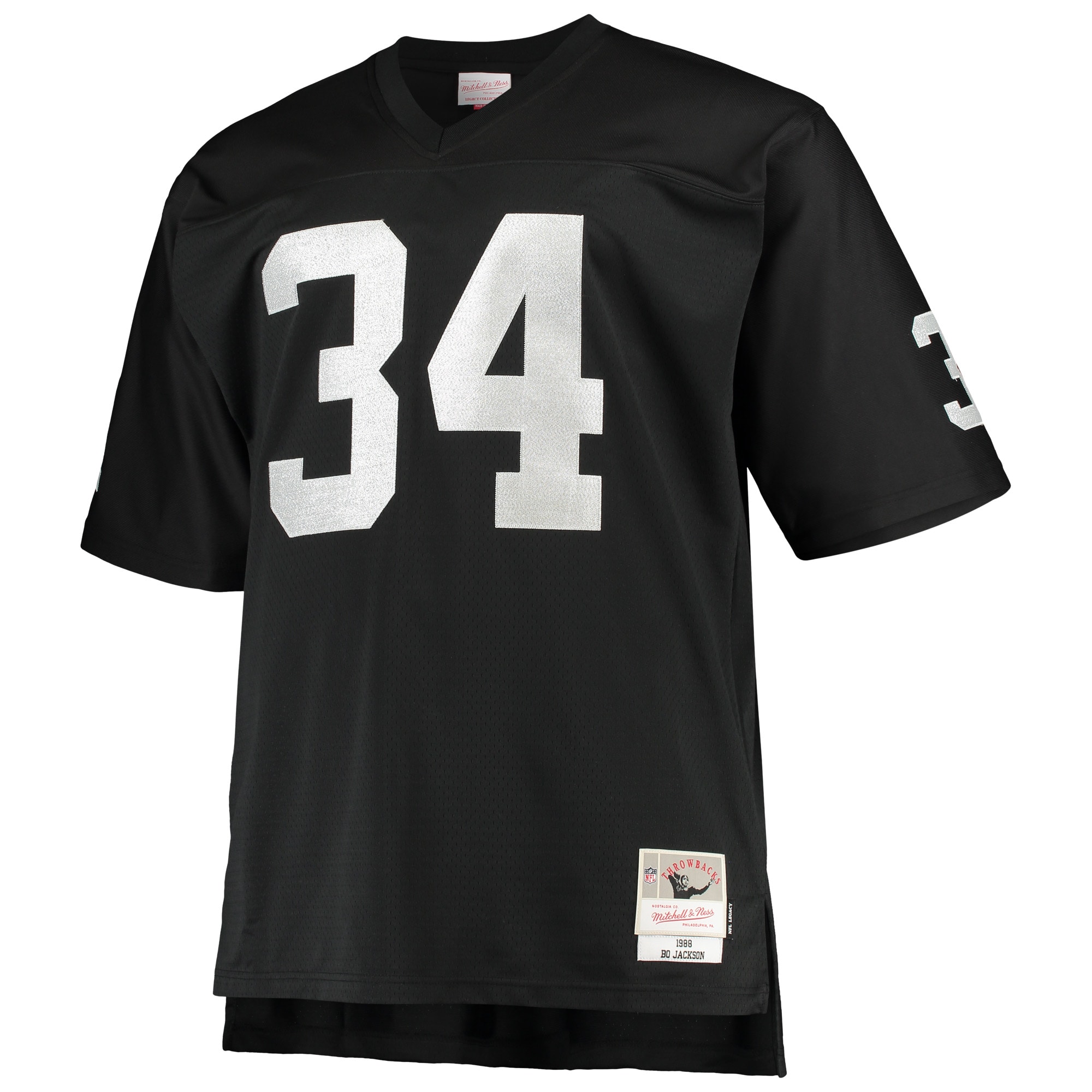 Alternative view of Bo Jackson Mitchell & Ness Las Vegas Raiders Retired Player Game Jersey - Men's