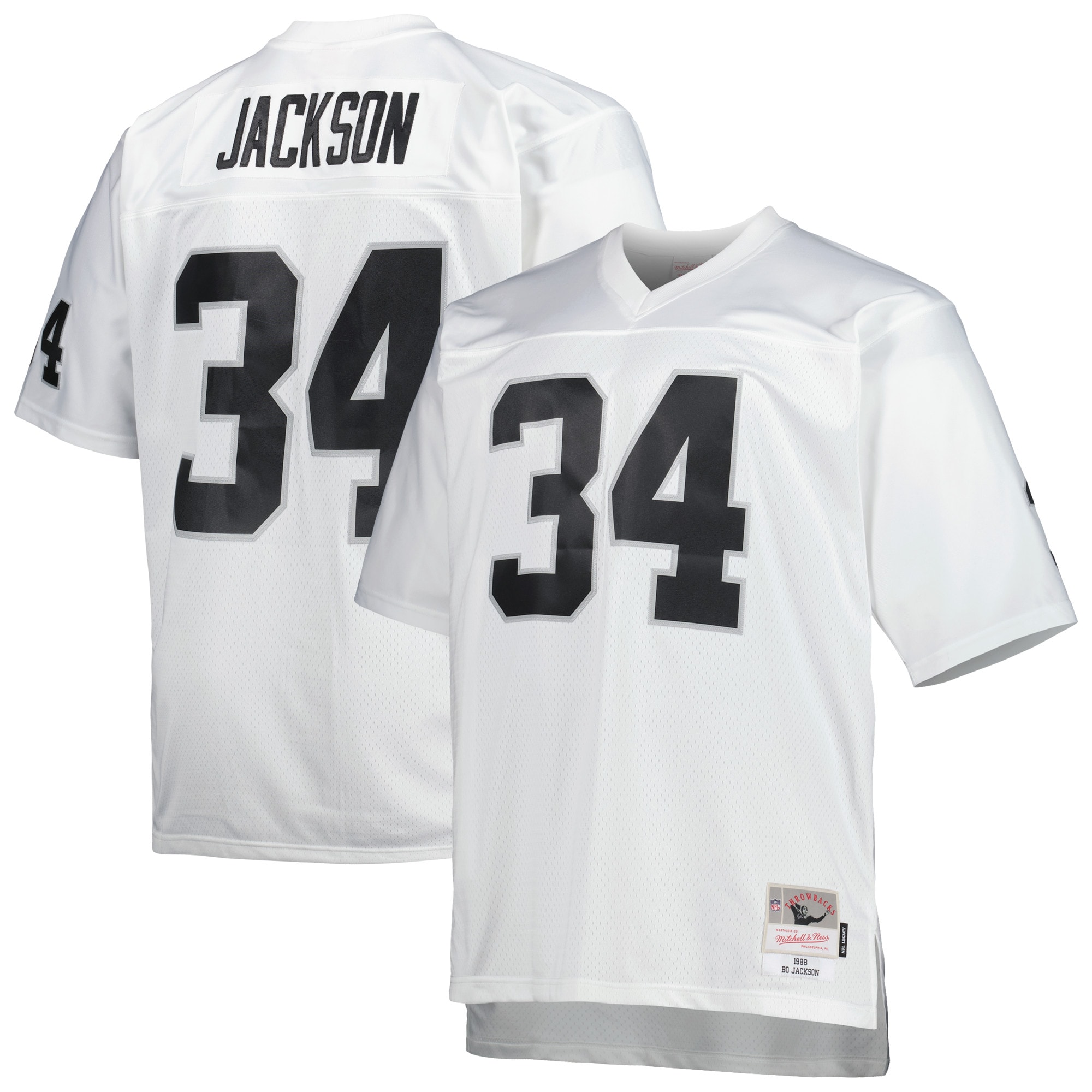 Bo Jackson Mitchell & Ness Las Vegas Raiders Retired Player Game Jersey - Men's