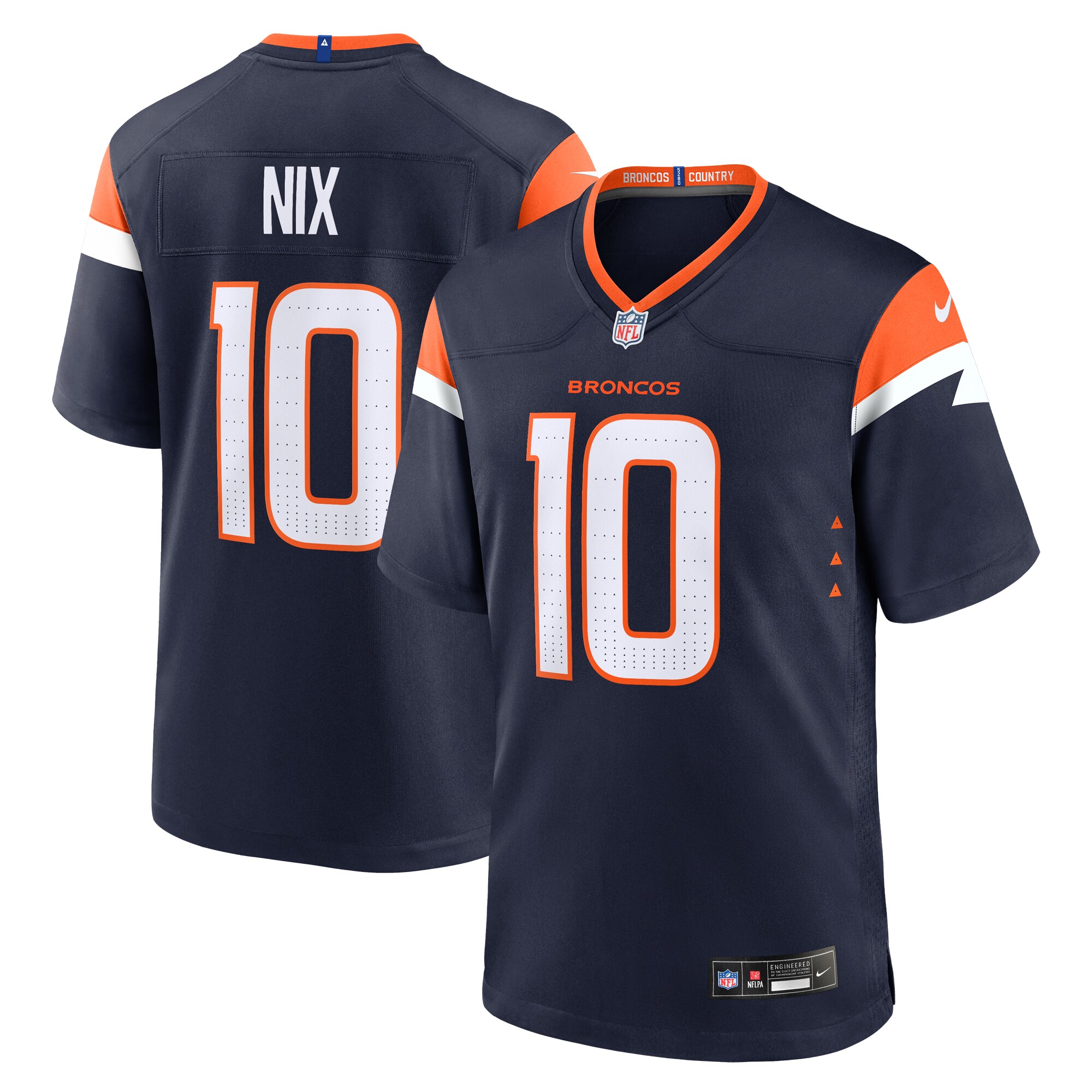 Bo Nix Denver Broncos Alternate Game Jersey - Men's