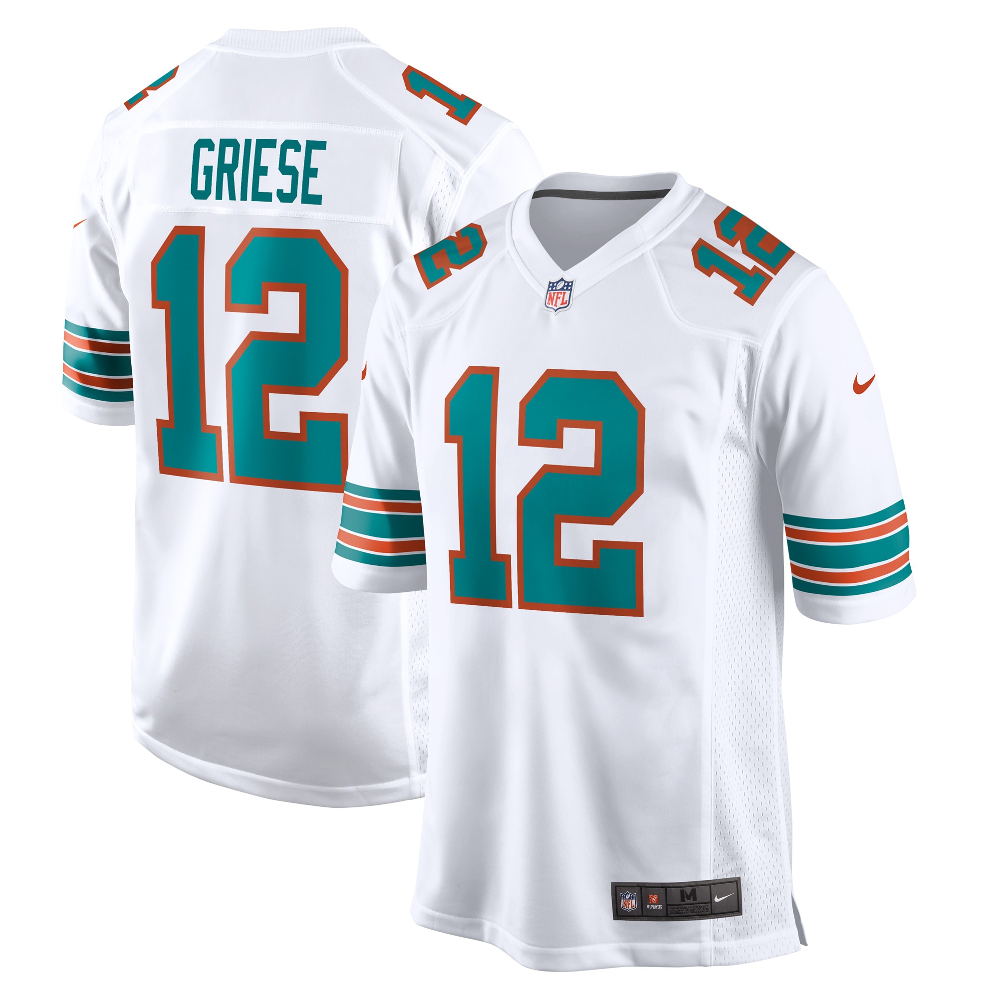 Bob Griese Miami Dolphins Retired Player Game Jersey - Men's