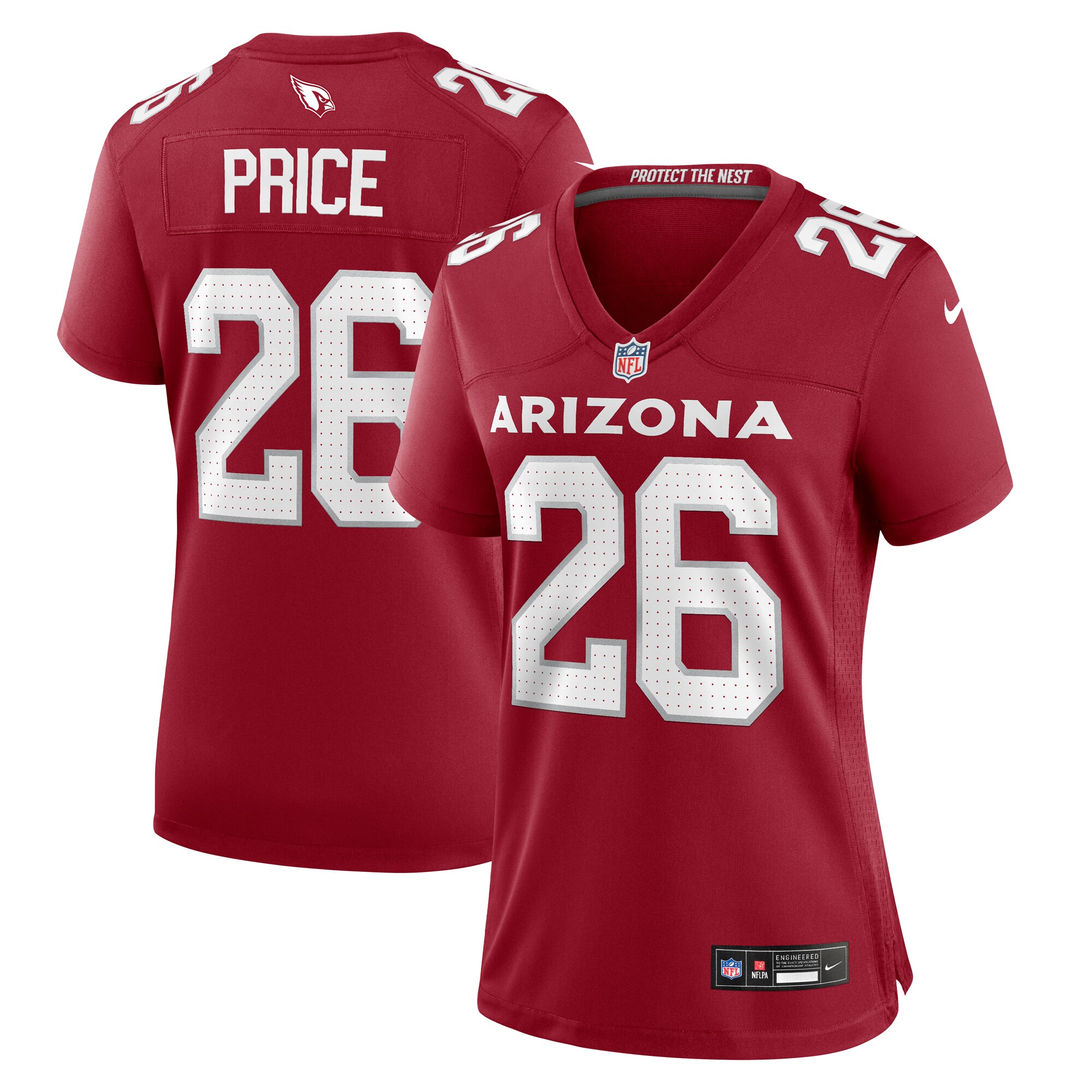 Bobby Price Arizona Cardinals Game Jersey - Women's